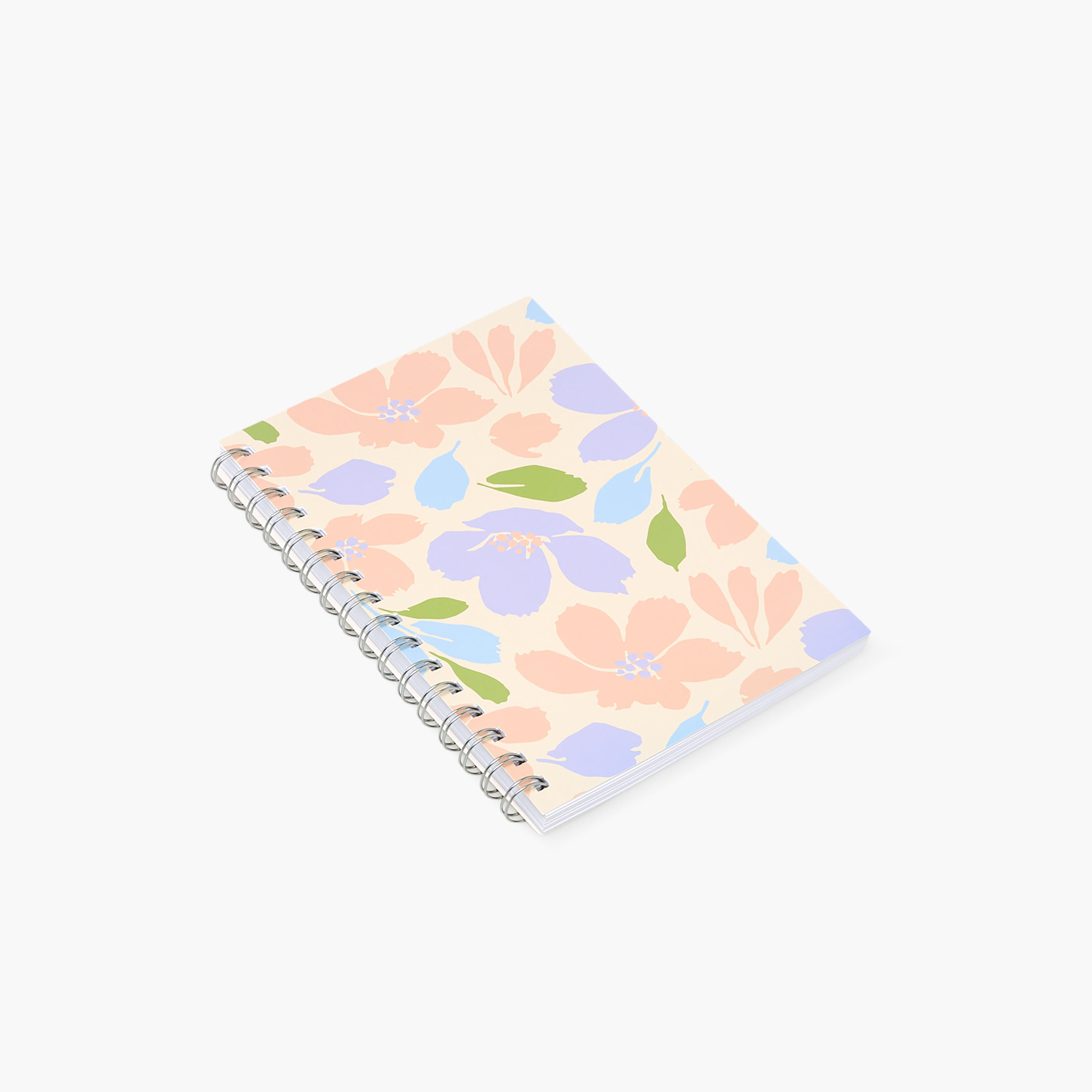 Floral Notebook with Spiral Binding-school-stationery-notebooks-image-2