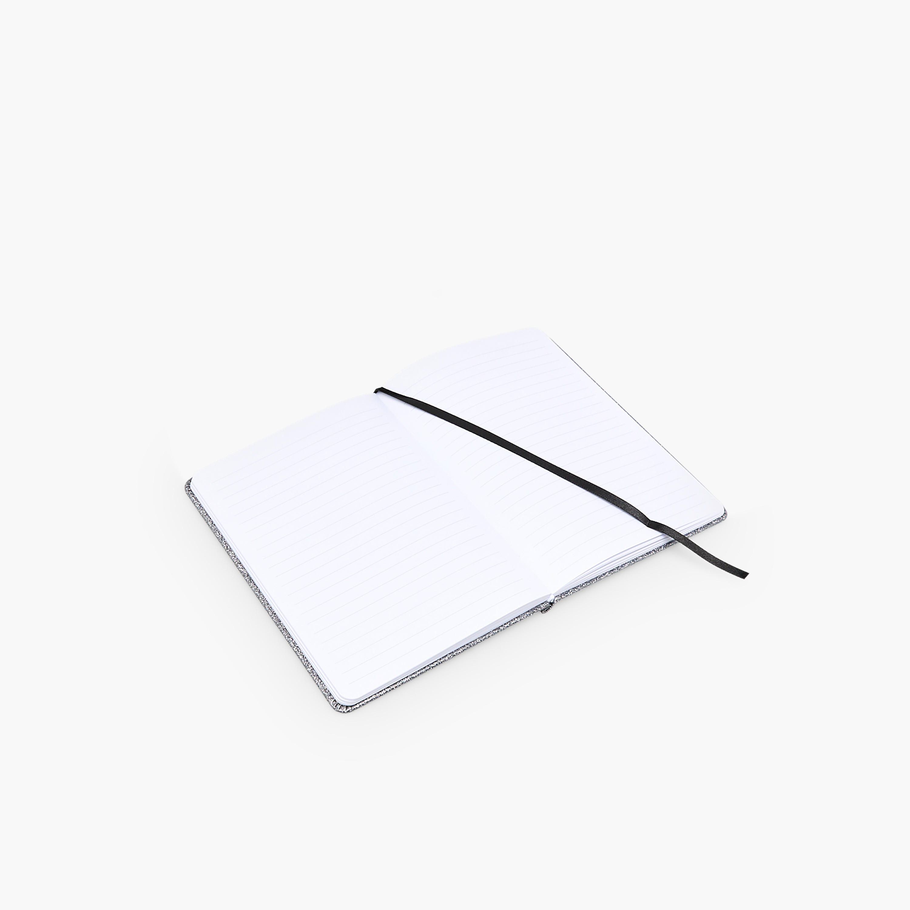Initial N Glitter Design Hardcover Notebook-school-stationery-notebooks-image-4