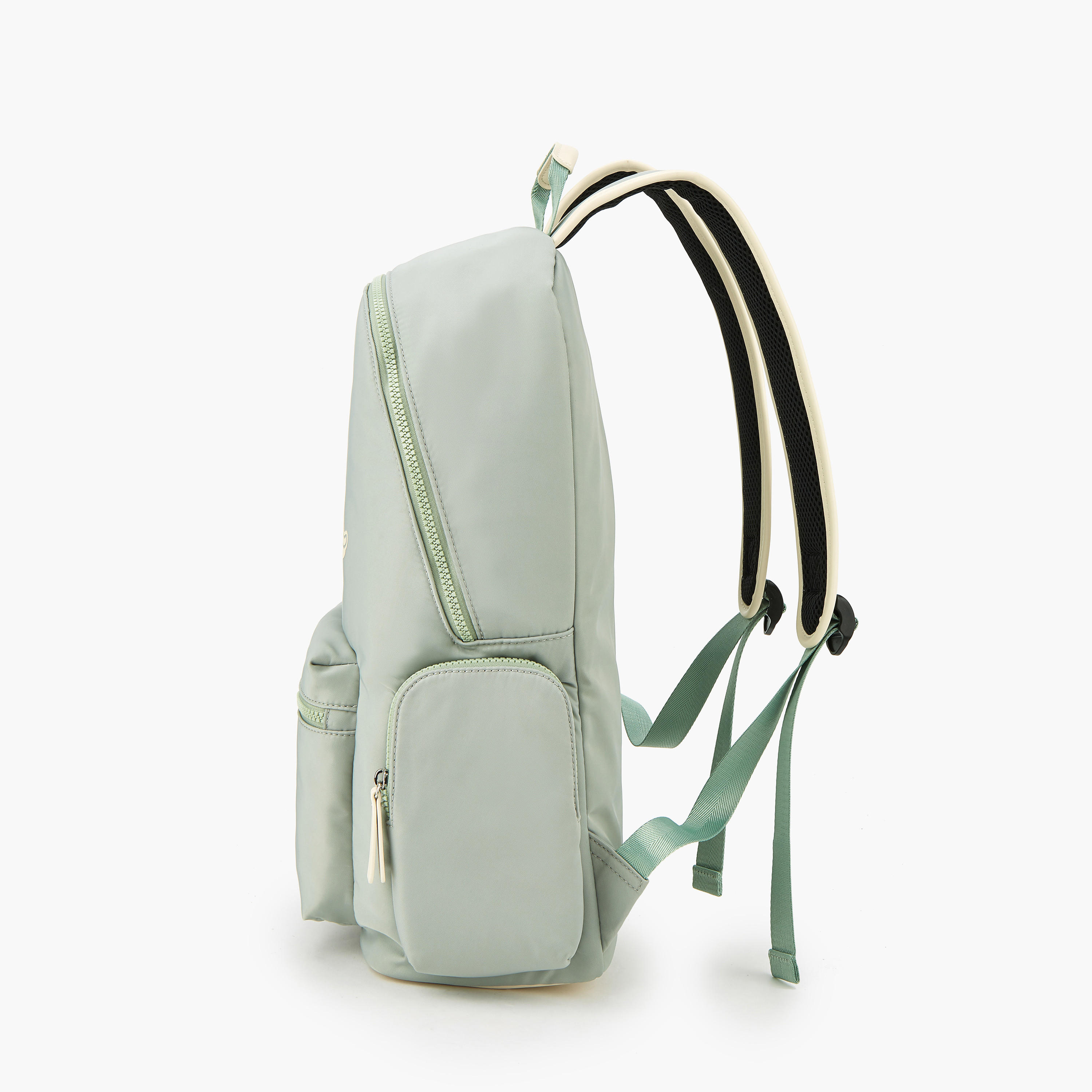 Lee Cooper Logo Print Polyester Backpack with Adjustable Straps-women-bagsandwallets-backpacks-image-4
