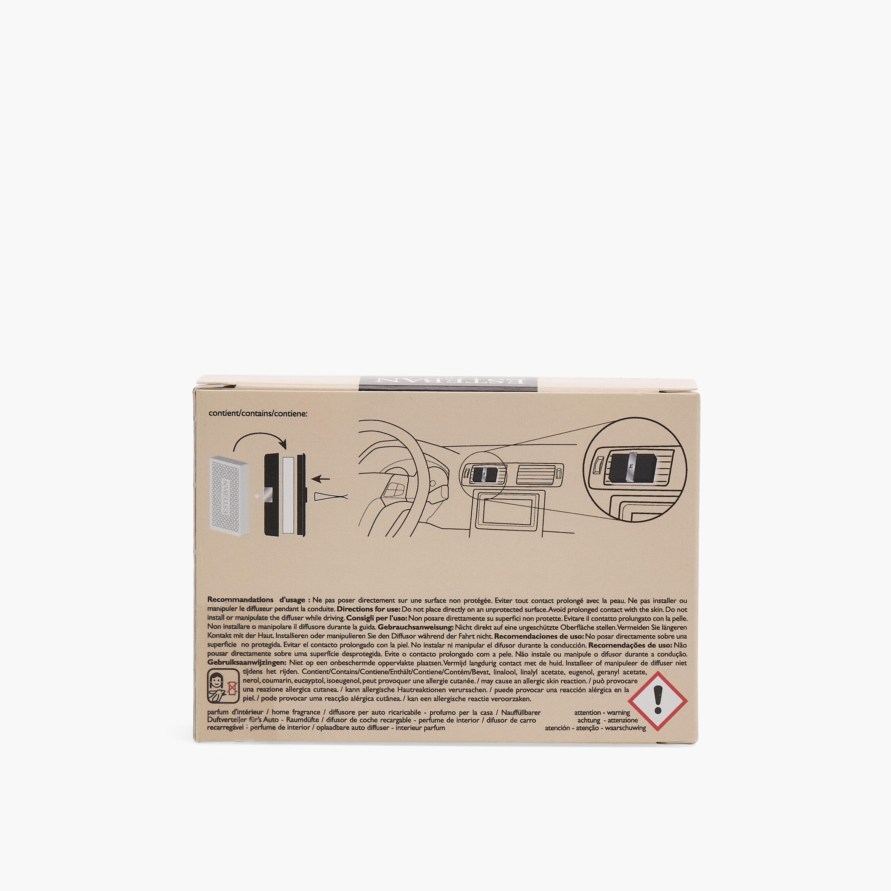 موزّع عطور السيارة القابل لإعادة التعبئة برائحة الأرز من إستيبان-household-homefragrance-carfragrance-image-11