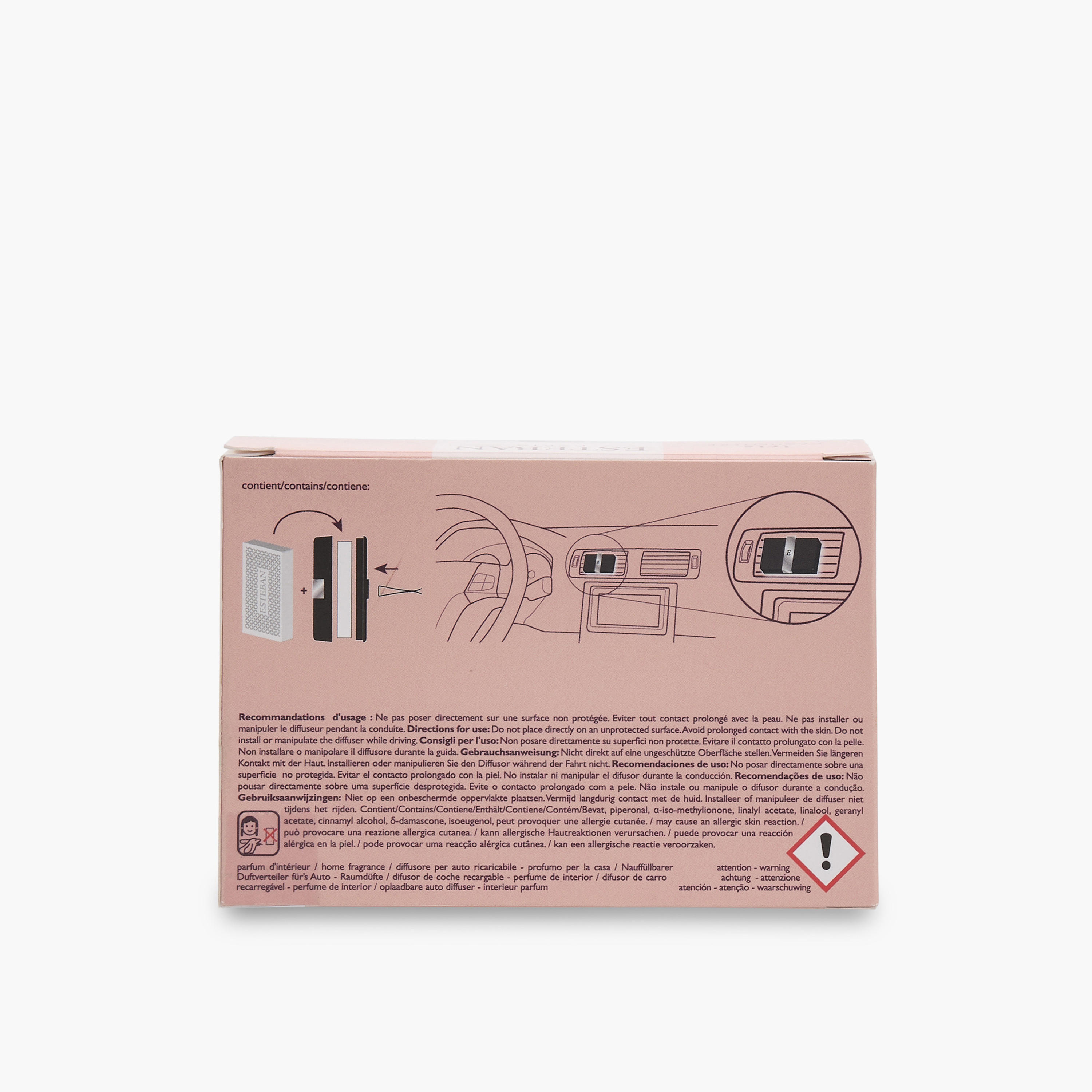 موزع عطور للسيارة قابل لإعادة التعبئة برائحة آيريس كشمير من إستيبان-household-homefragrance-carfragrance-image-12