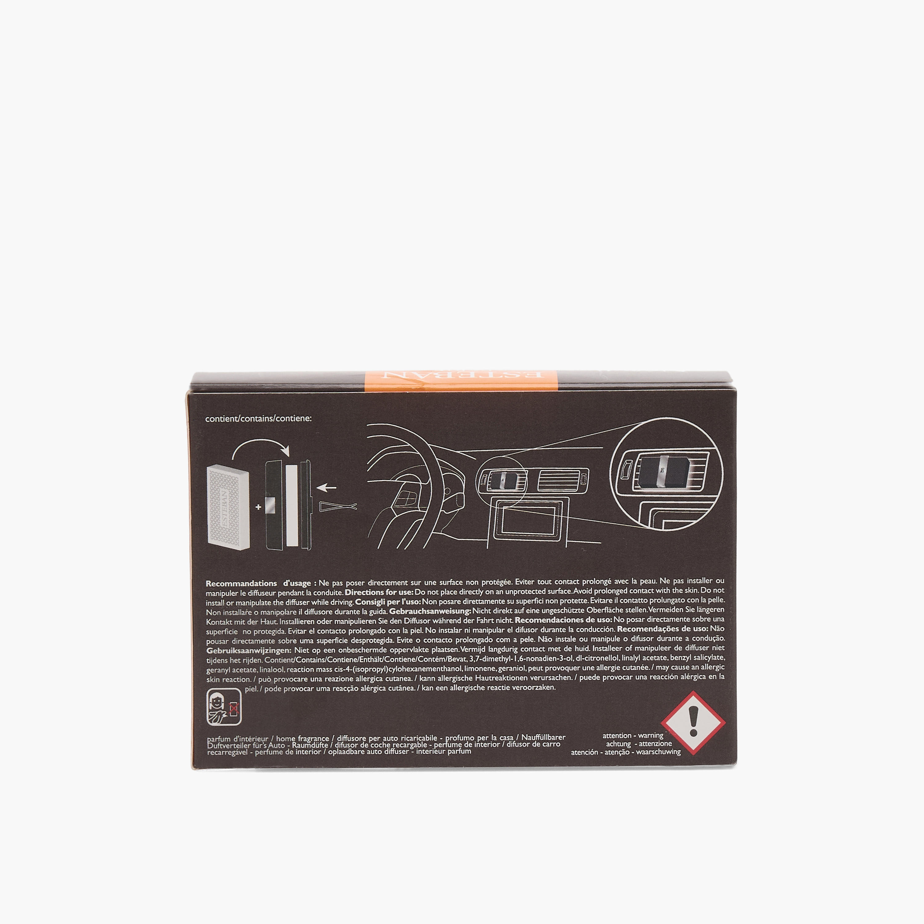 موزع عطور للسيارة قابل لإعادة التعبئة برائحة النيرولي من إستيبان-household-homefragrance-carfragrance-image-12