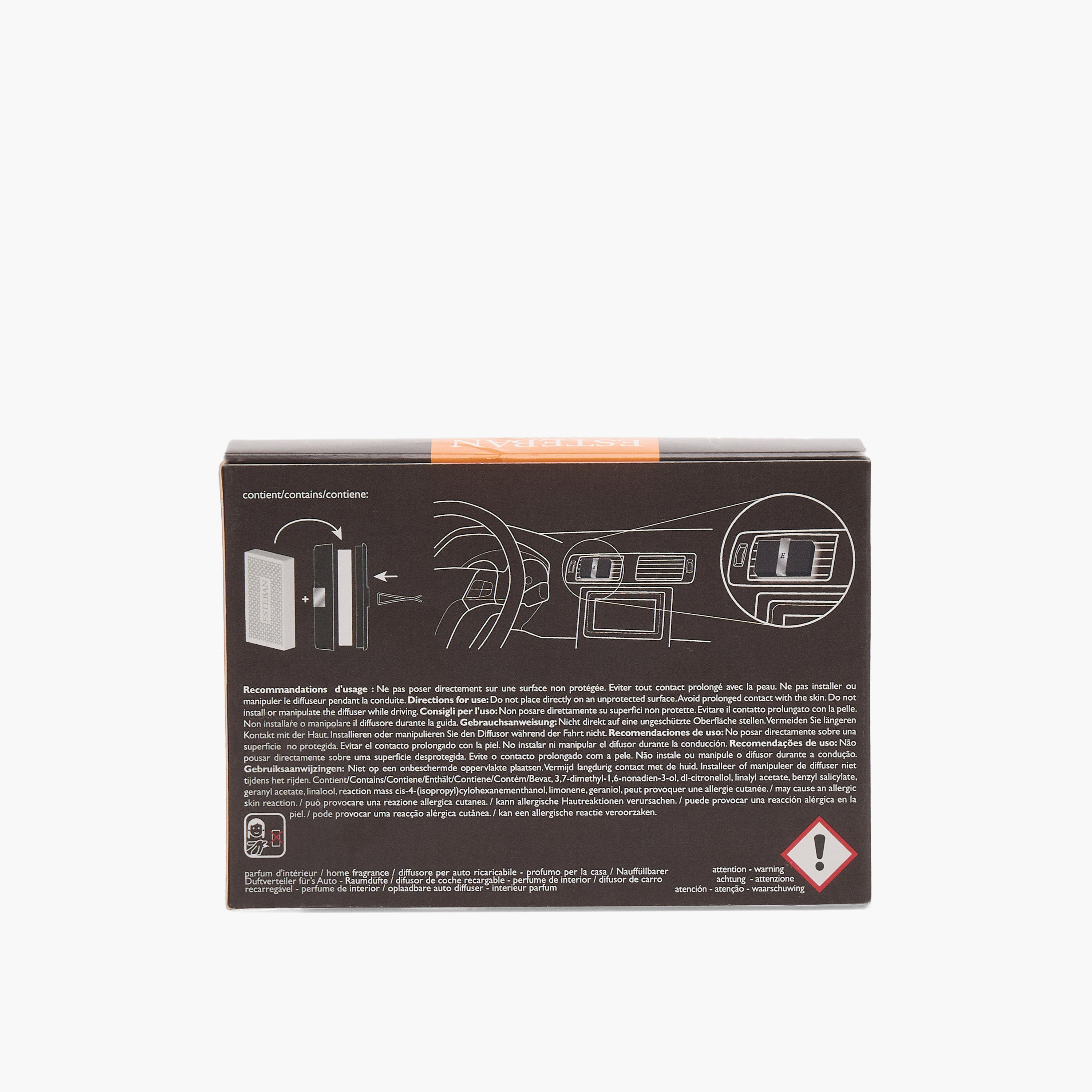 موزع عطور للسيارة قابل لإعادة التعبئة برائحة النيرولي من إستيبان-household-homefragrance-carfragrance-image-12