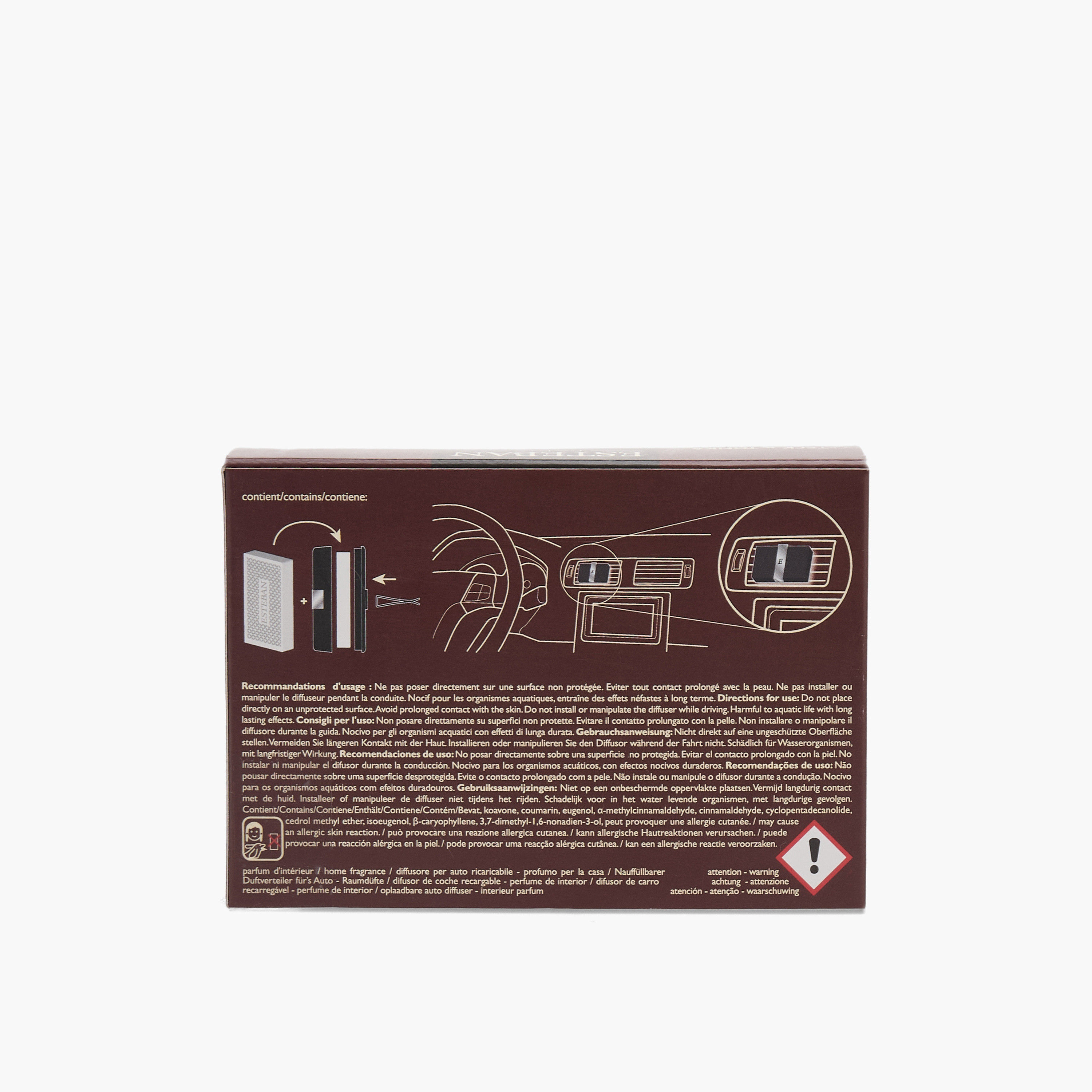 موزع عطور للسيارة قابل لإعادة التعبئة برائحة تيك آند تونكا من إستيبان-household-homefragrance-carfragrance-image-12