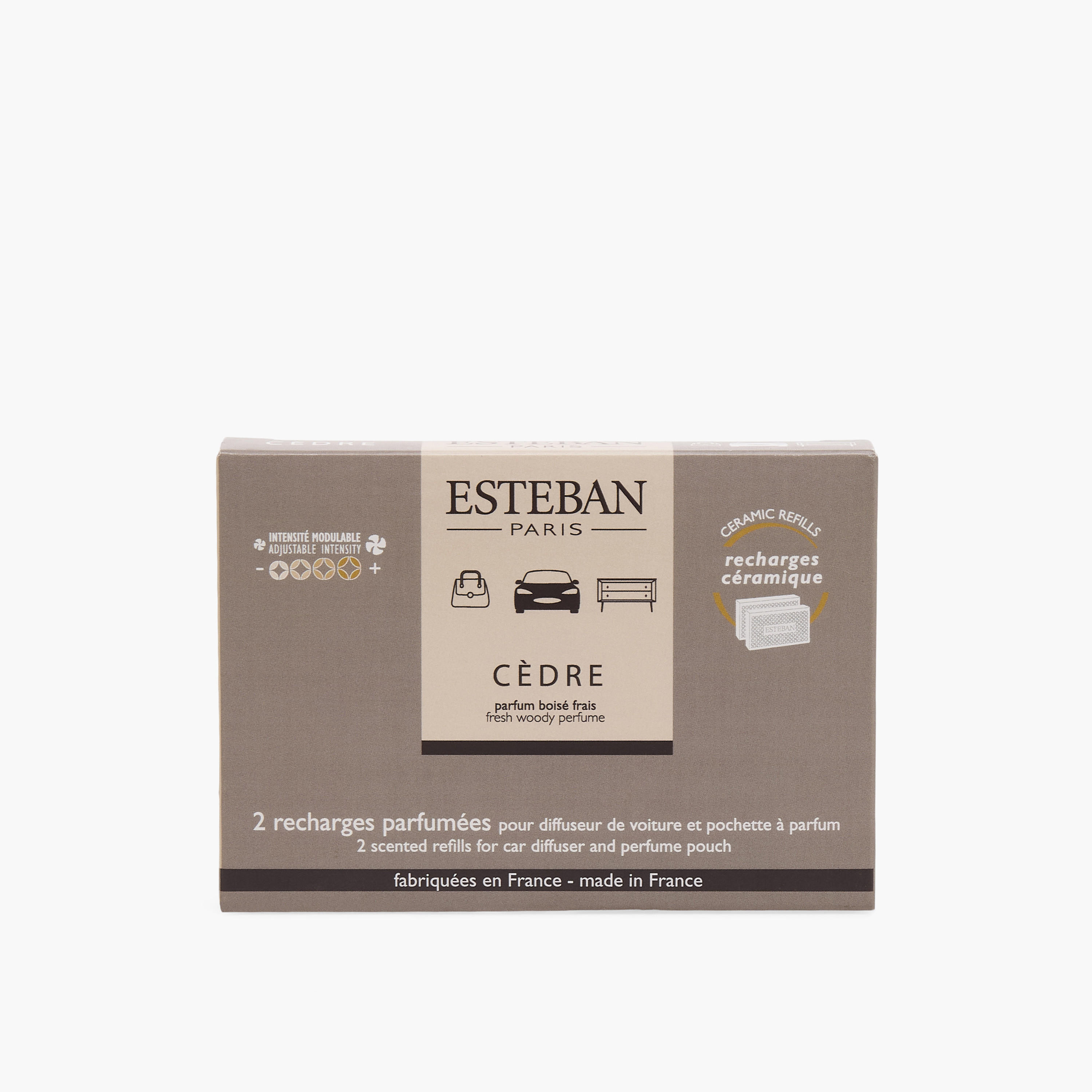 عبوات إعادة تعبئة معطرة سيدر لموزع عطور سيارة من إستيبان - طقم من قطعتين-household-homefragrance-carfragrance-image-4