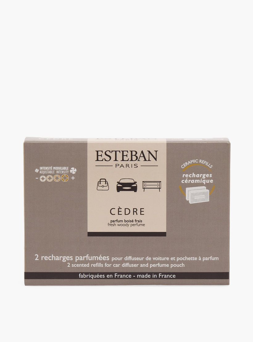 عبوات إعادة تعبئة معطرة سيدر لموزع عطور سيارة من إستيبان - طقم من قطعتين-household-homefragrance-carfragrance-image-4