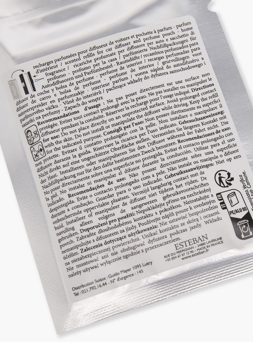 عبوة إعادة تعبئة معطرة برائحة الكتان النقي لموزّع عطور السيارة من إستيبان - طقم من قطعتين-household-homefragrance-carfragrance-image-4