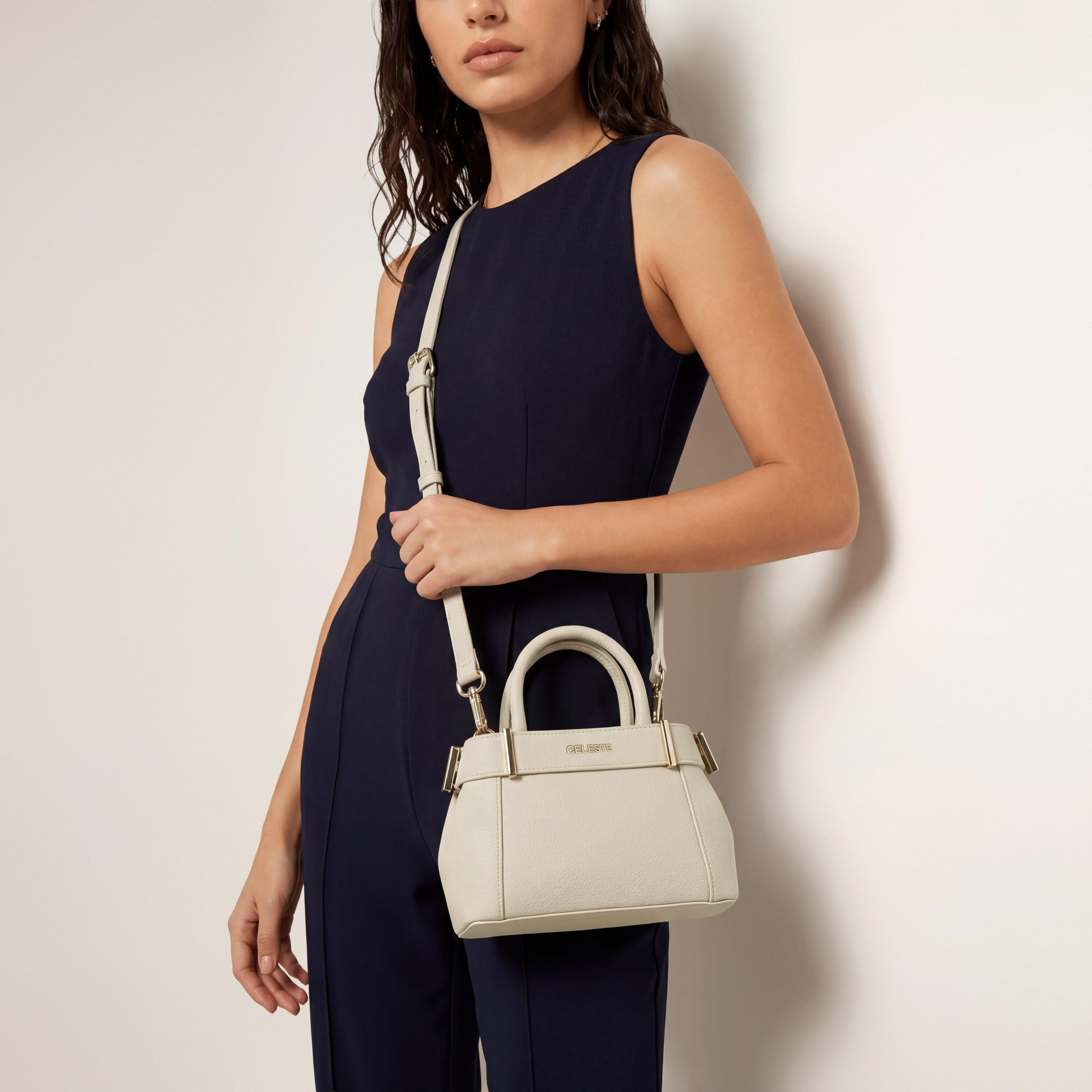 Celeste Textured Satchel Bag with Detachable Strap-women-bagsandwallets-handbags-image-10