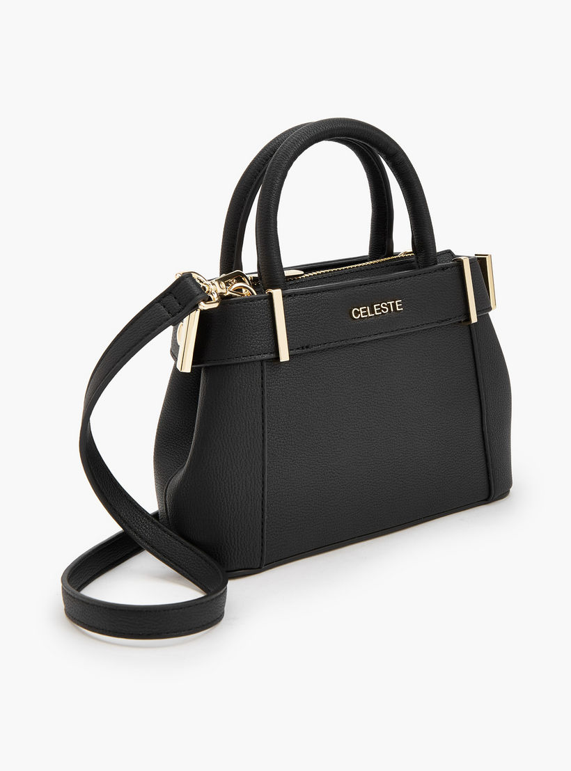 شنطة ساتشيل بارزة الملمس بحزام قابل للفصل من سيليست-women-bagsandwallets-handbags-image-4