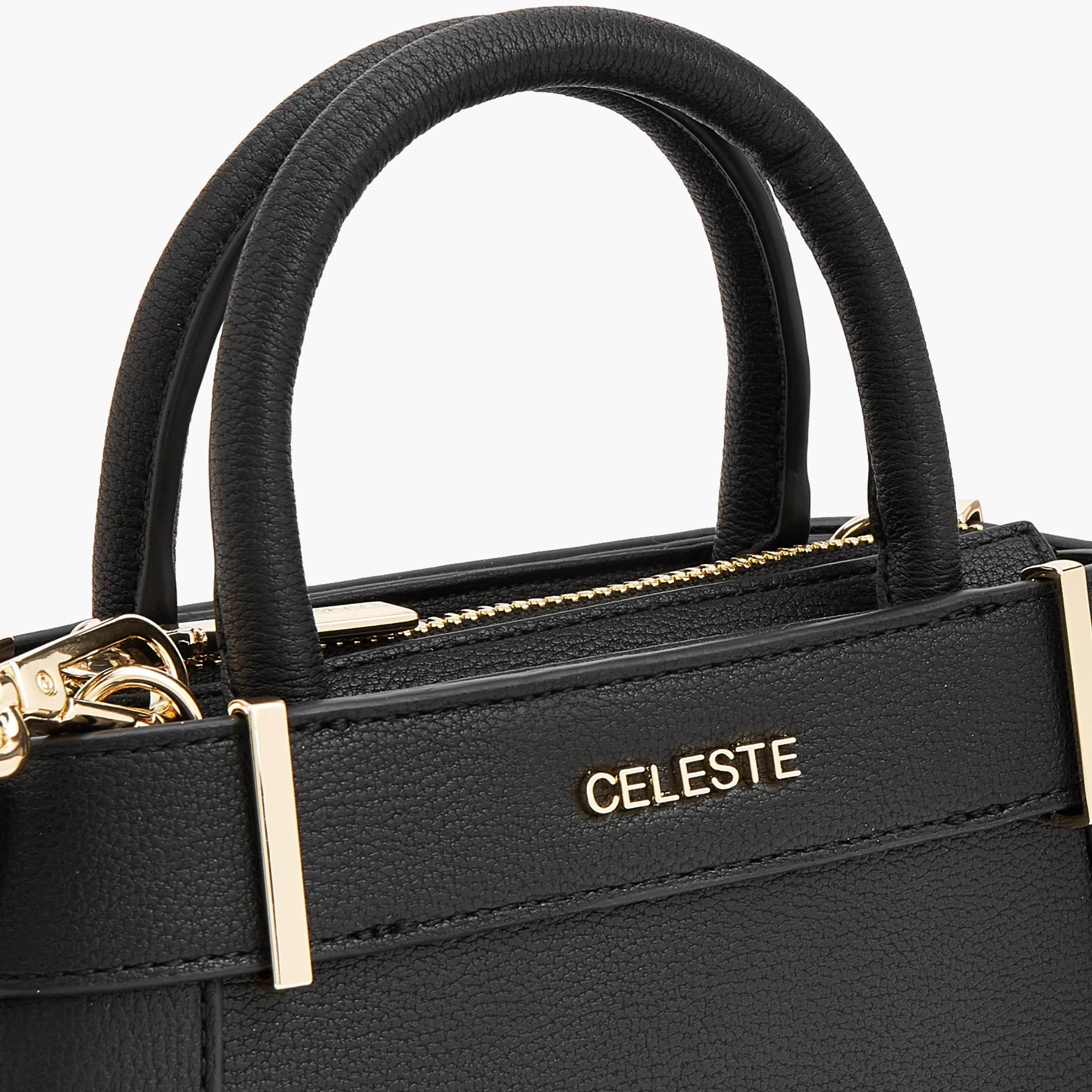 شنطة ساتشيل بارزة الملمس بحزام قابل للفصل من سيليست-women-bagsandwallets-handbags-image-5