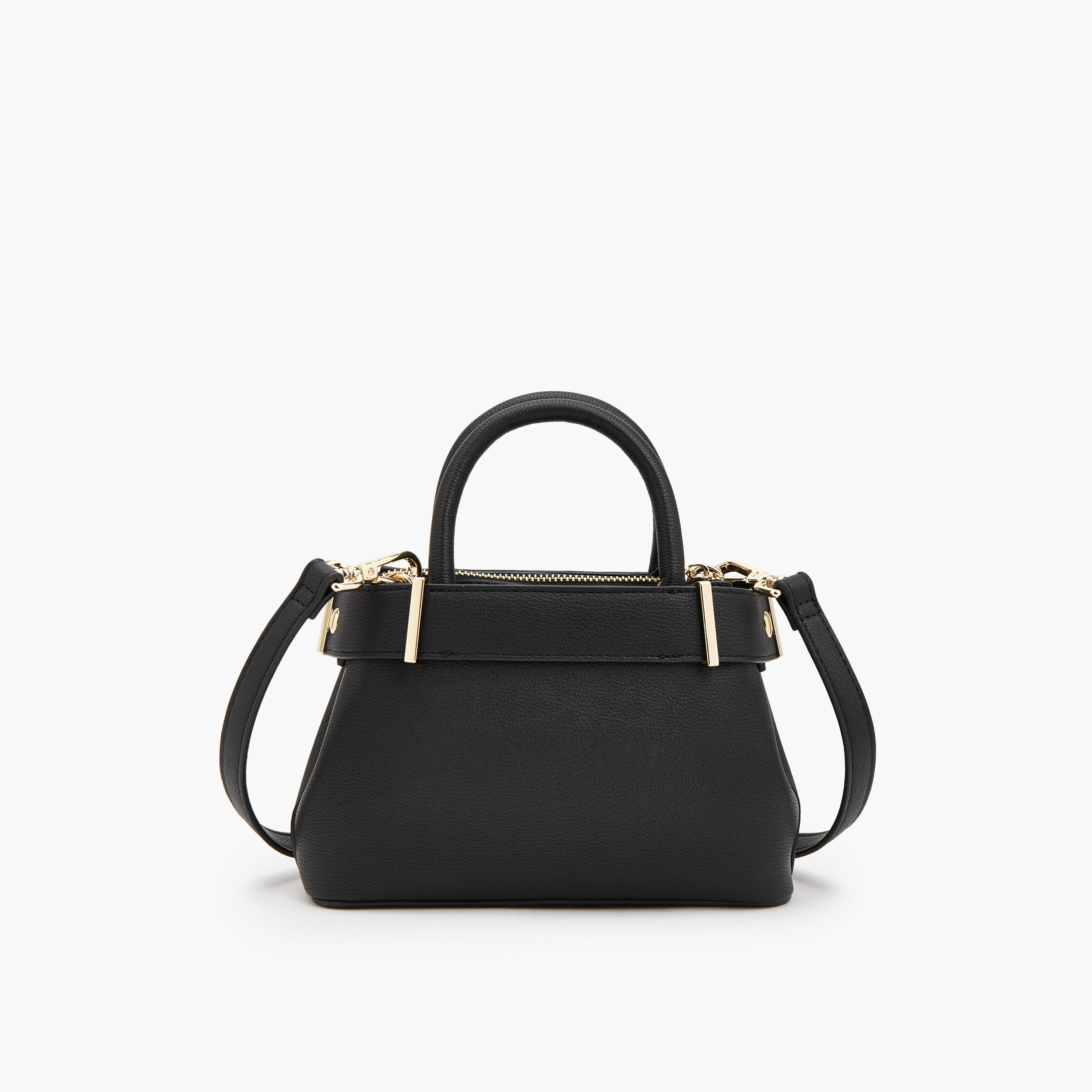 Celeste Textured Satchel Bag with Detachable Strap-women-bagsandwallets-handbags-image-6