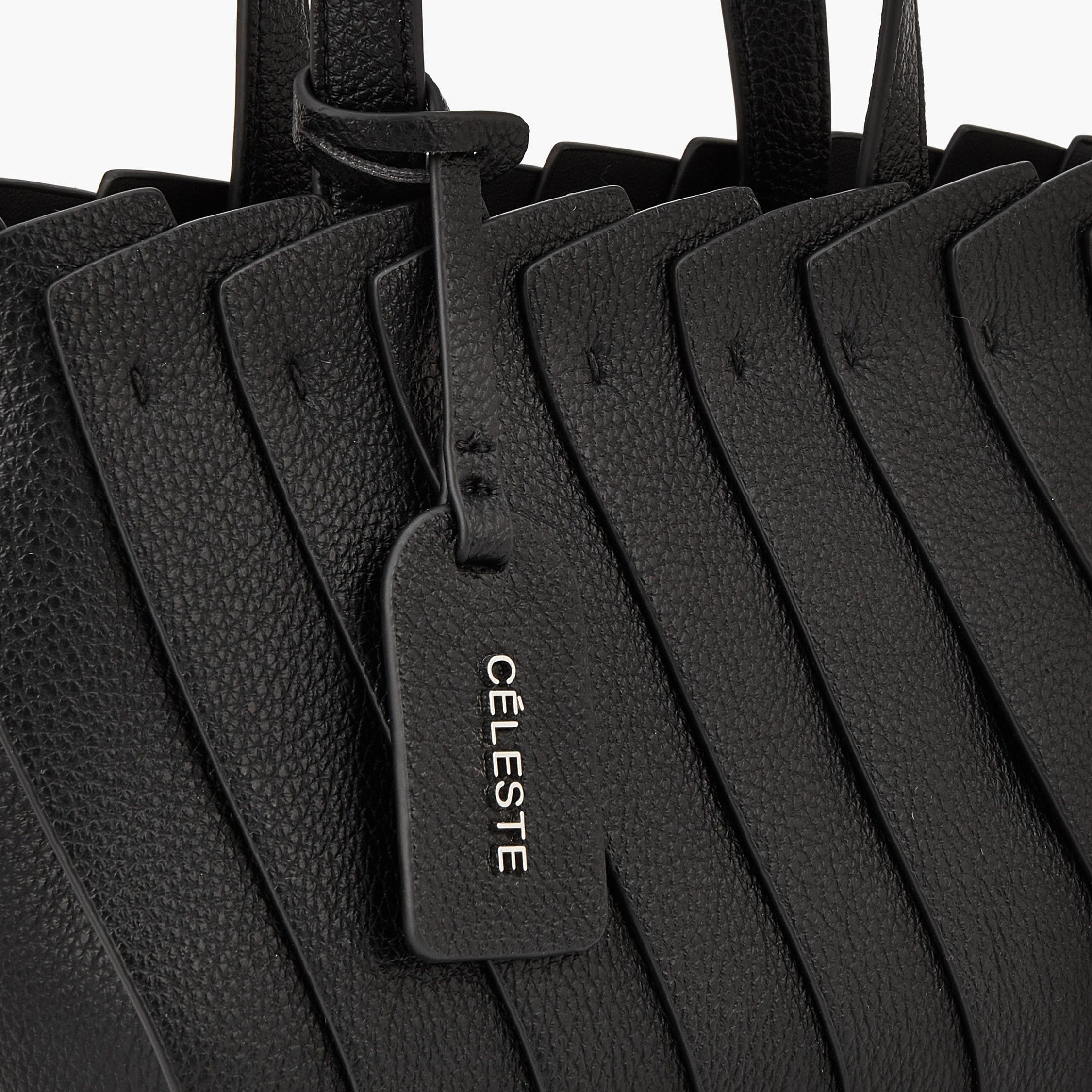 Celeste Textured Tote Bag with Adjustable Strap-women-bagsandwallets-handbags-image-3