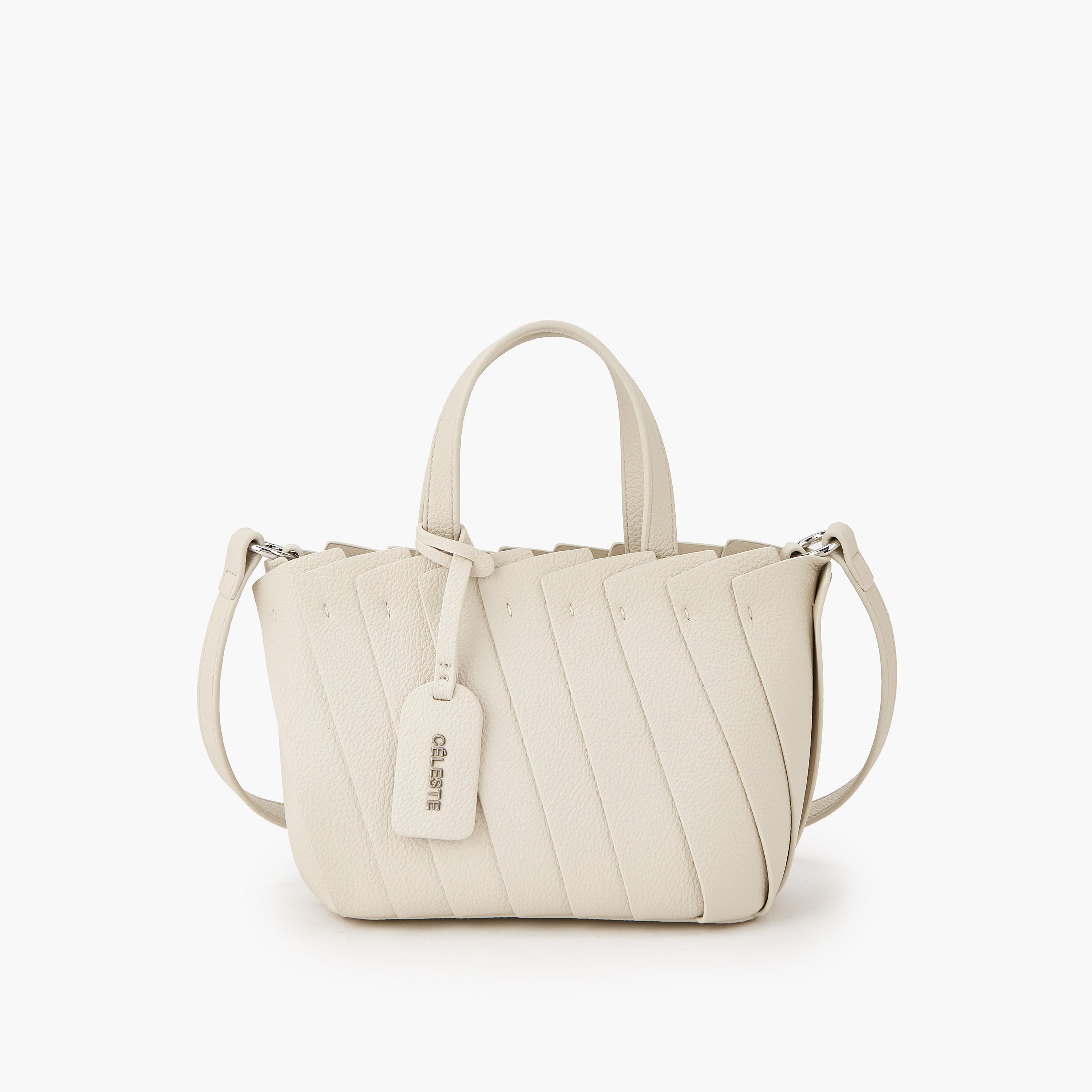 شنطة توتي بارزة الملمس بحزام قابل للتعديل من سيليست-women-bagsandwallets-handbags-image-1