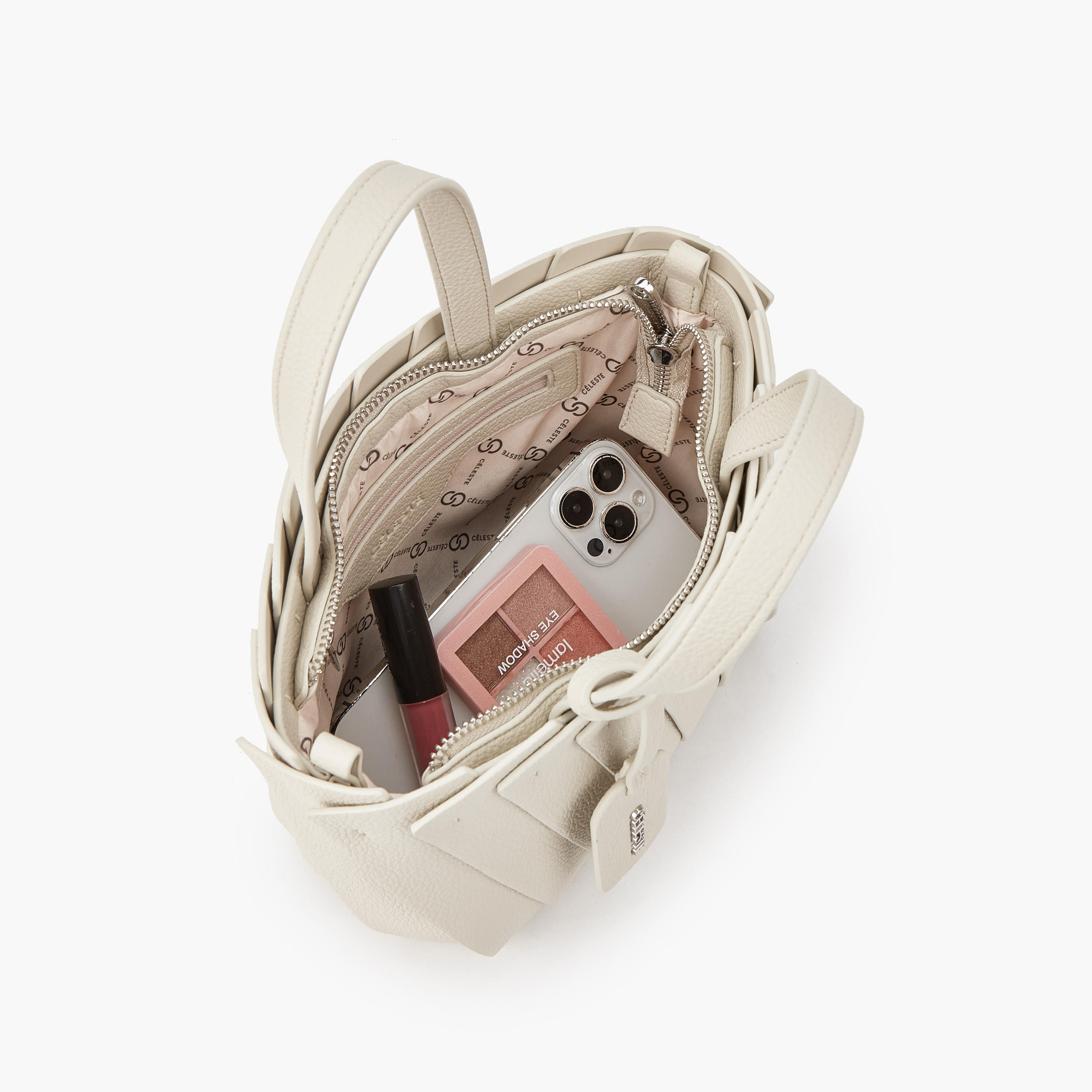 شنطة توتي بارزة الملمس بحزام قابل للتعديل من سيليست-women-bagsandwallets-handbags-image-7