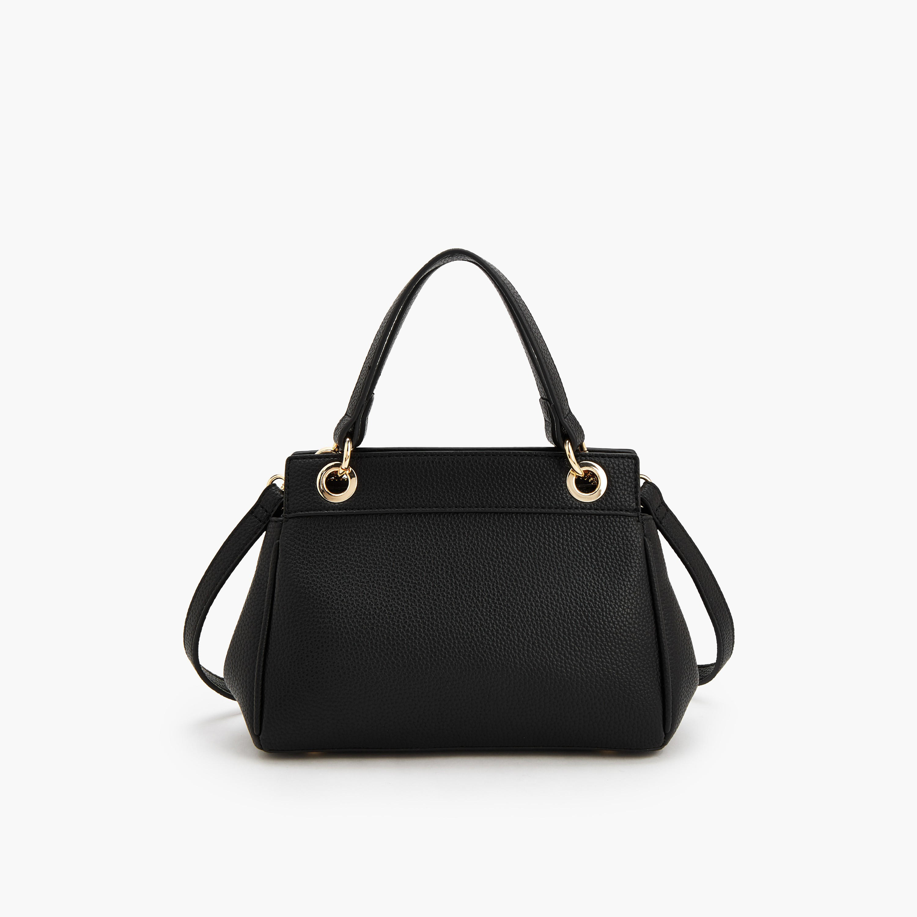Celeste Textured Tote Bag with Zip Closure-women-bagsandwallets-handbags-image-5