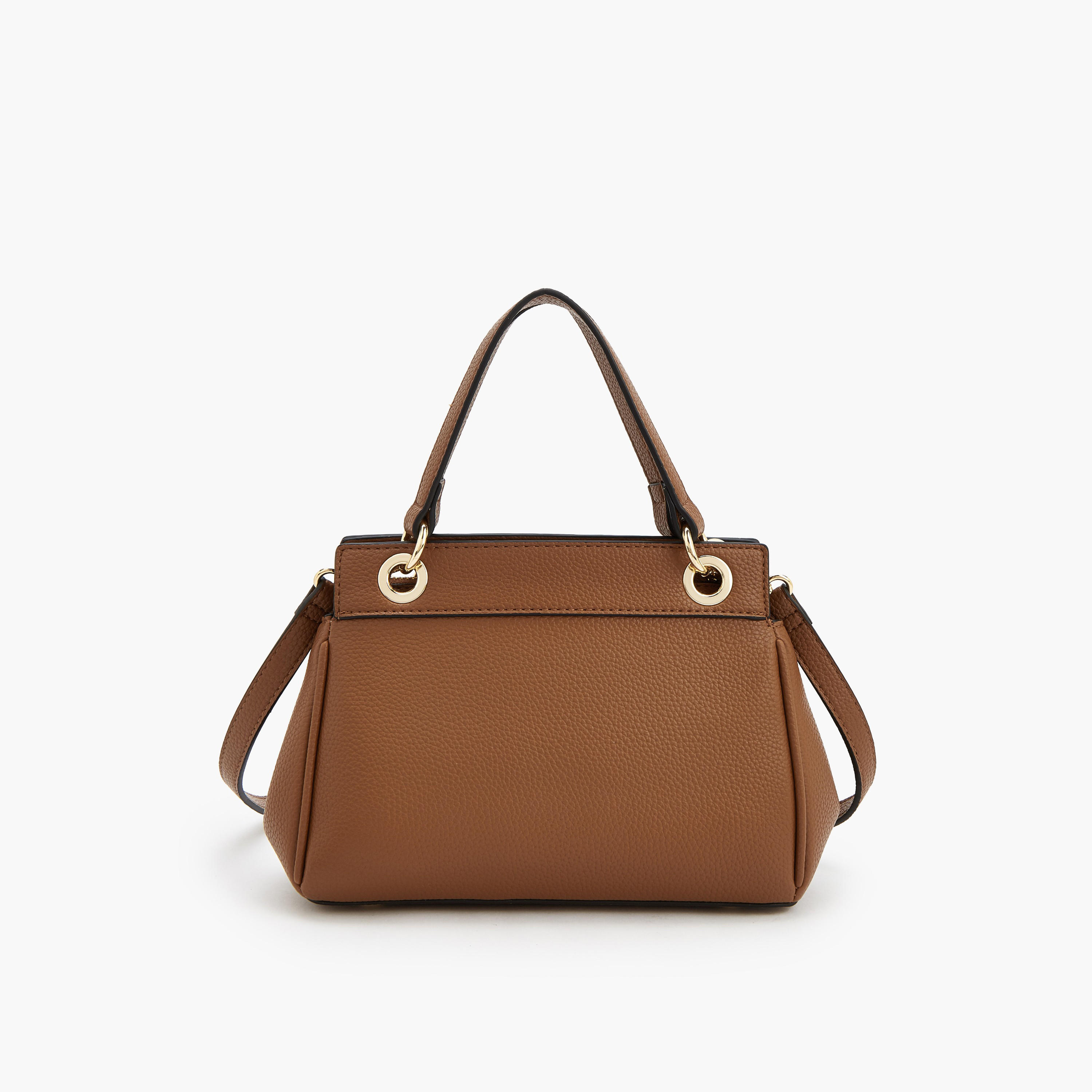 Celeste Textured Tote Bag with Zip Closure-women-bagsandwallets-handbags-image-5