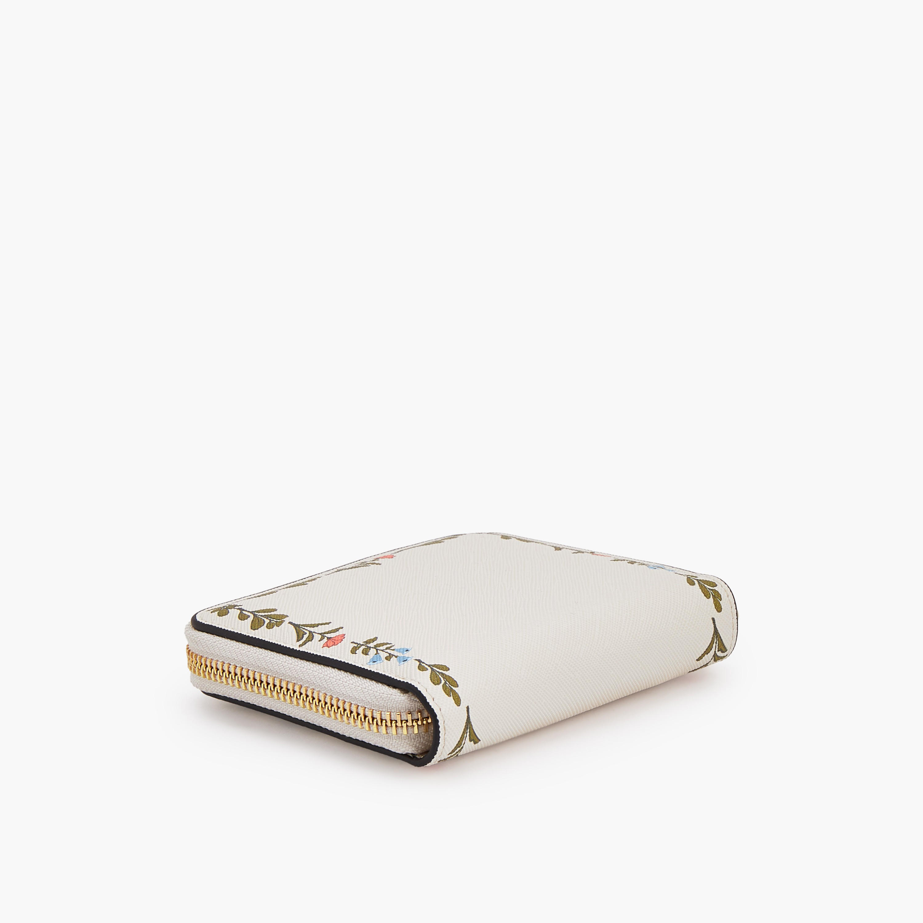 Celeste Floral Print Wallet with Zip Closure-women-bagsandwallets-wallets-image-4