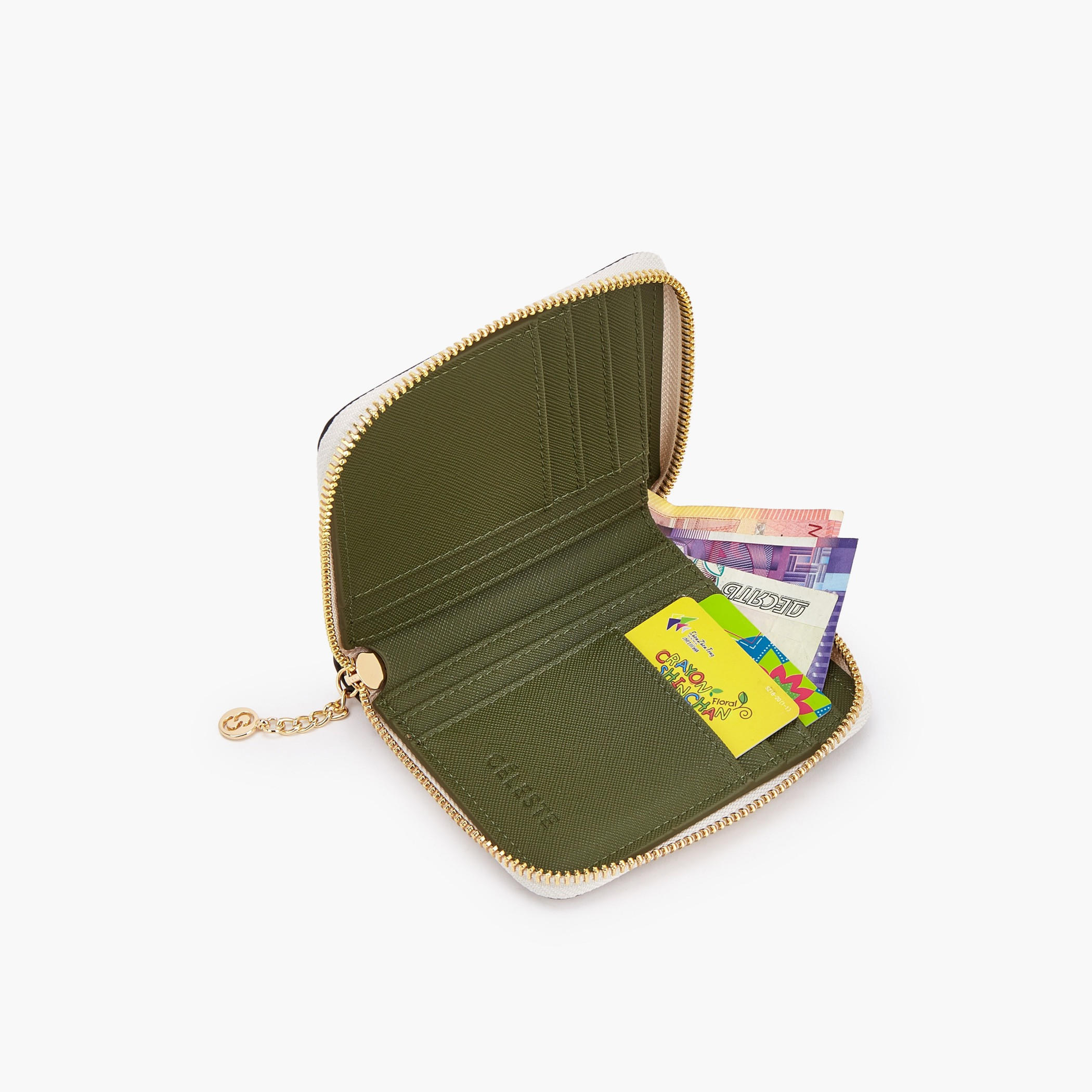 Celeste Floral Print Wallet with Zip Closure-women-bagsandwallets-wallets-image-7
