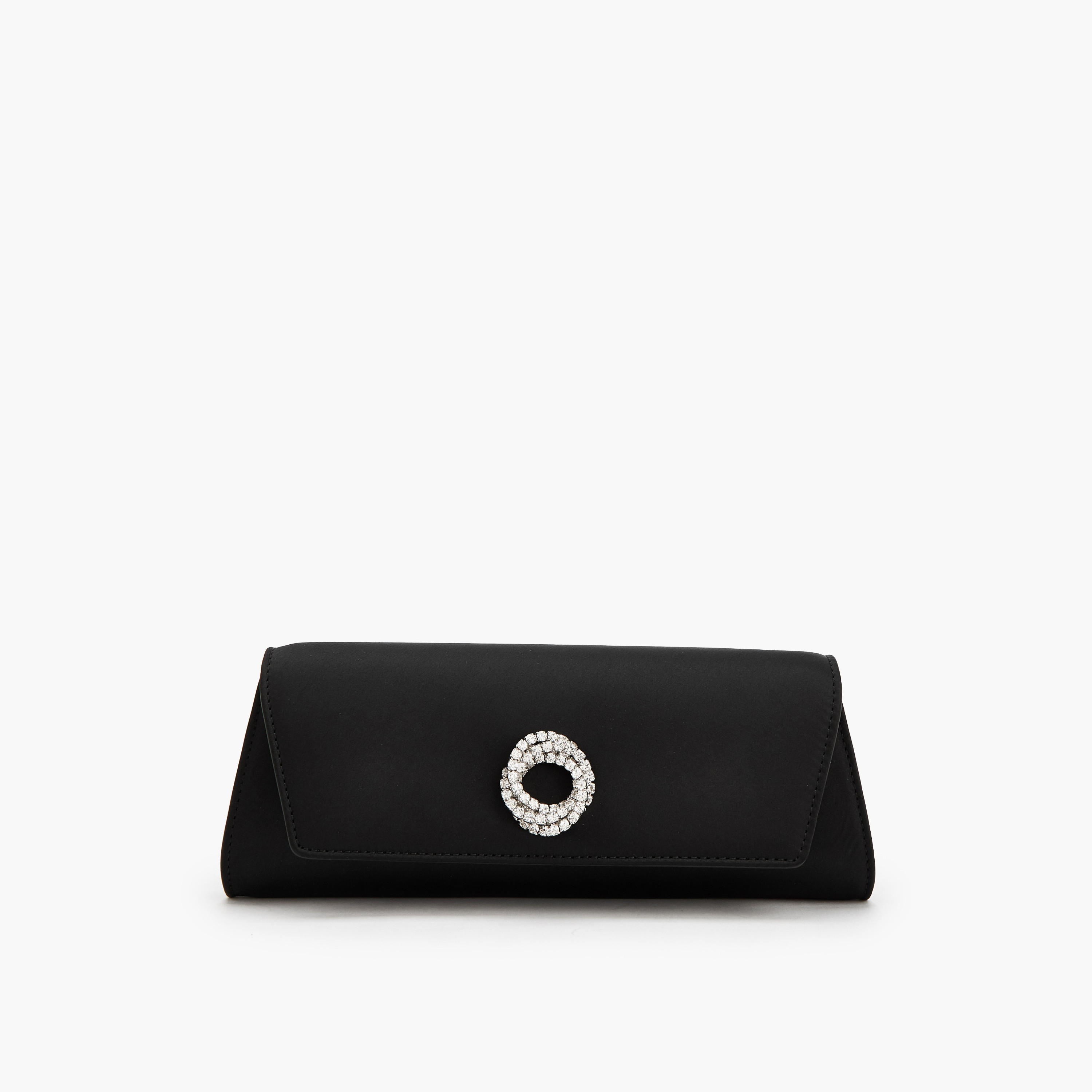 Celeste Embellished Clutch with Detachable Chain Strap-women-bagsandwallets-handbags-image-1