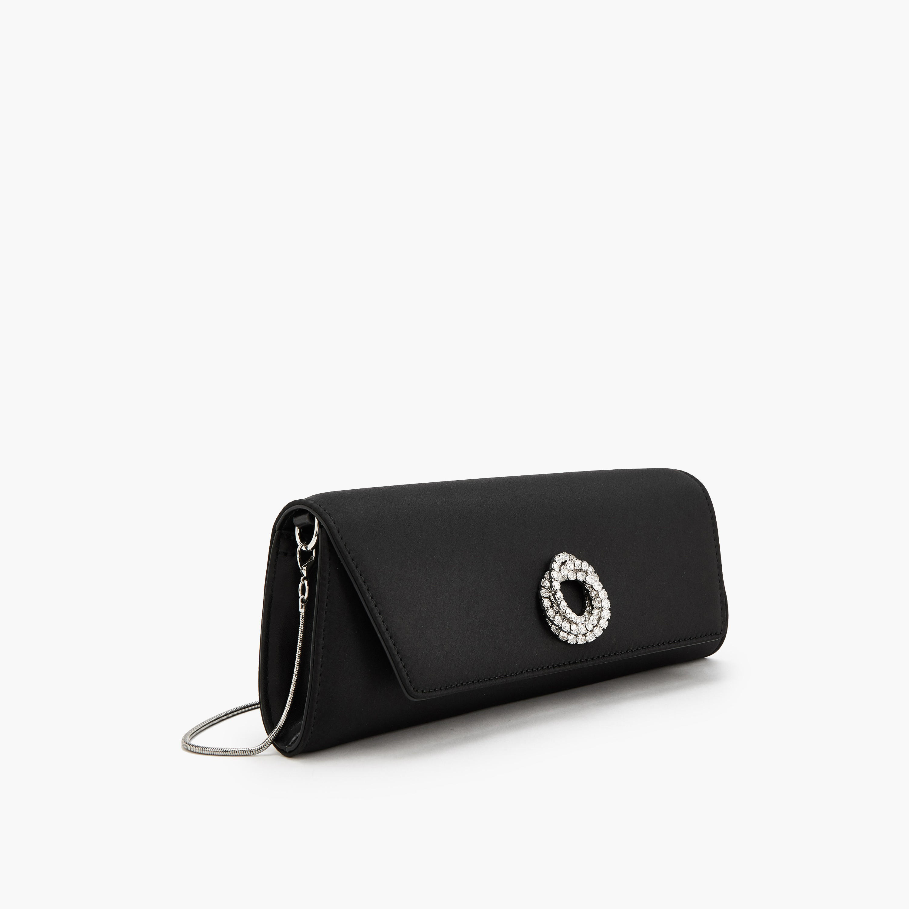 Celeste Embellished Clutch with Detachable Chain Strap-women-bagsandwallets-handbags-image-3