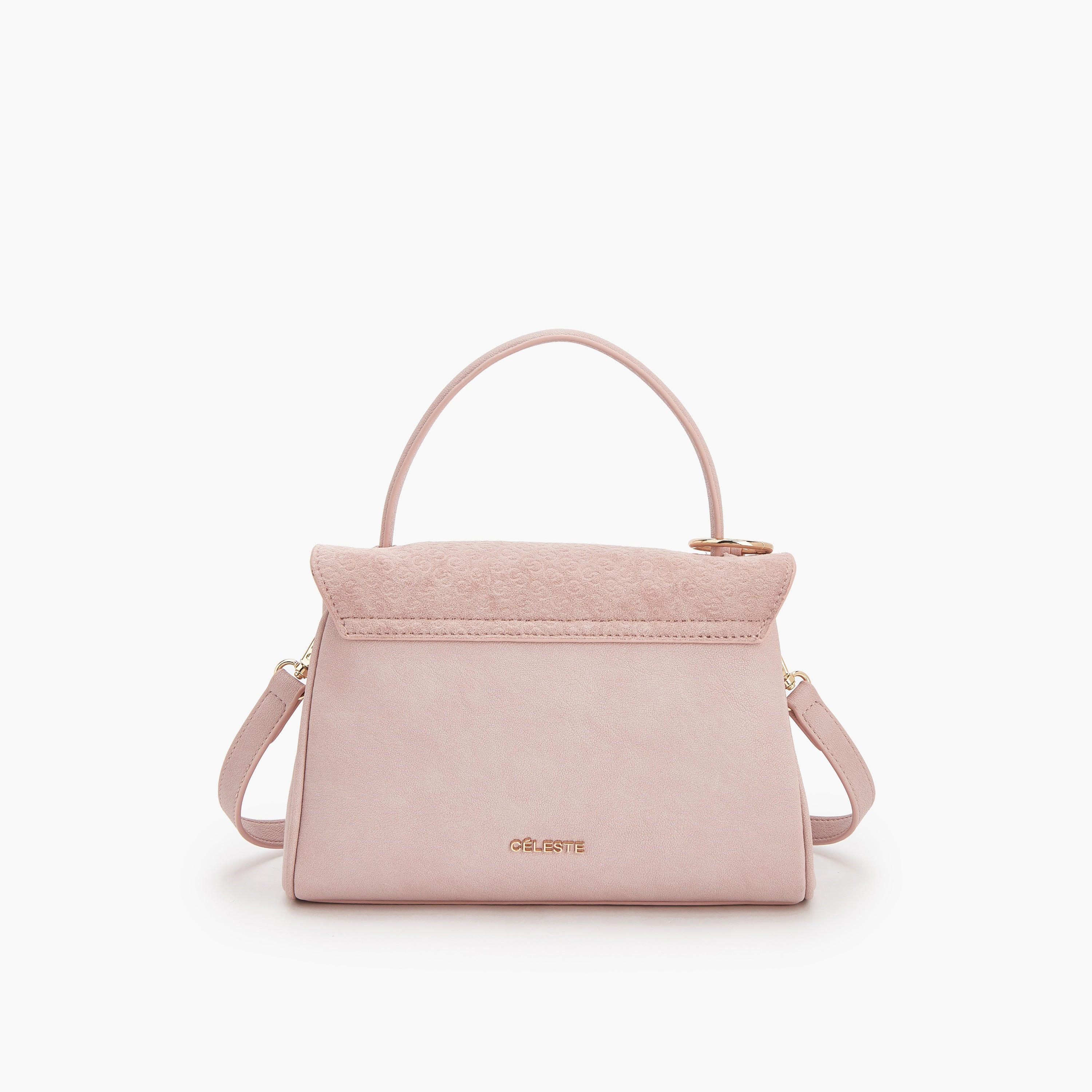 شنطة ساتشيل بدلاية شراشيب ونقوش مونوجرام بارزة الملمس من سيليست-women-bagsandwallets-handbags-image-5