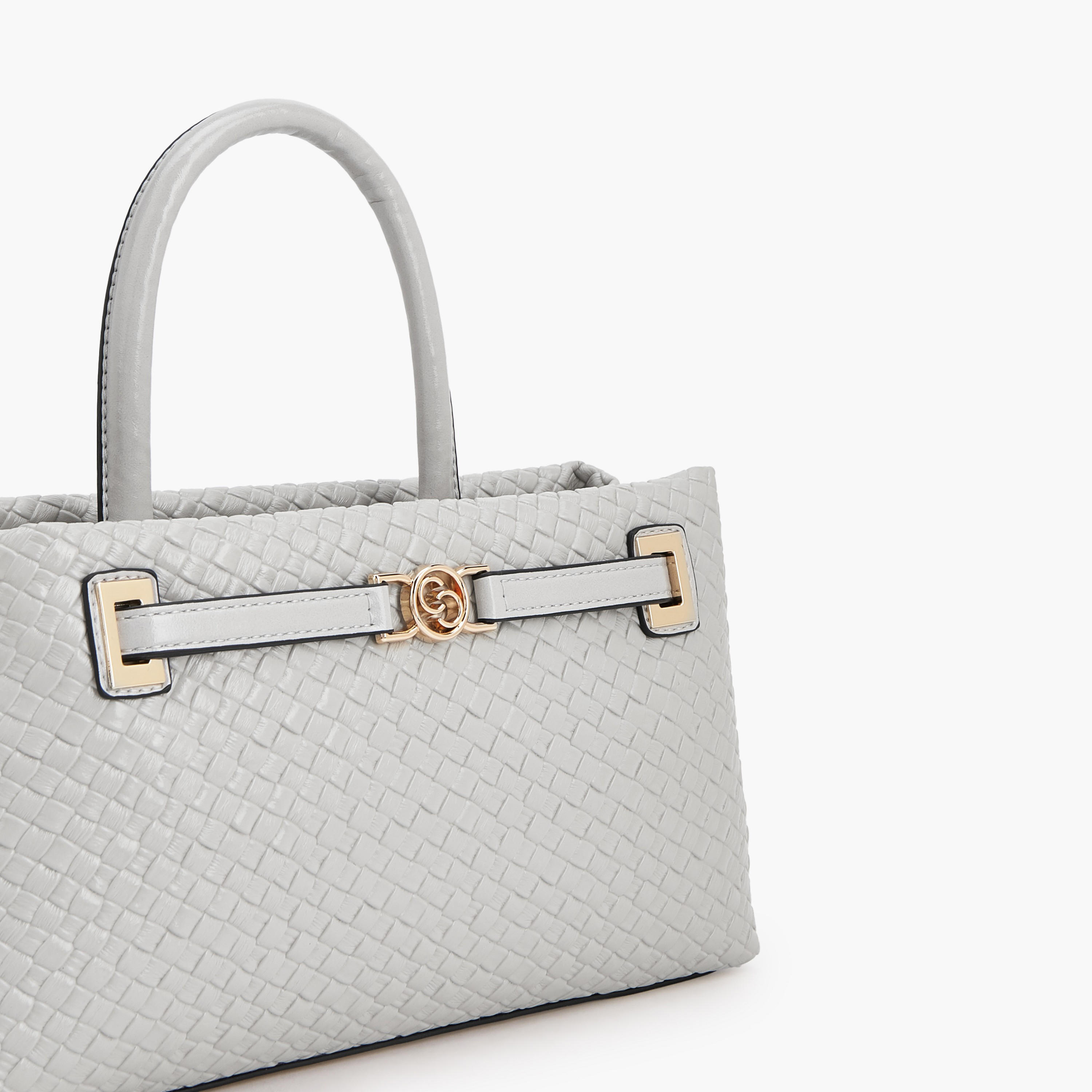 Celeste Textured Satchel Bag with Detachable Strap-women-bagsandwallets-handbags-image-4