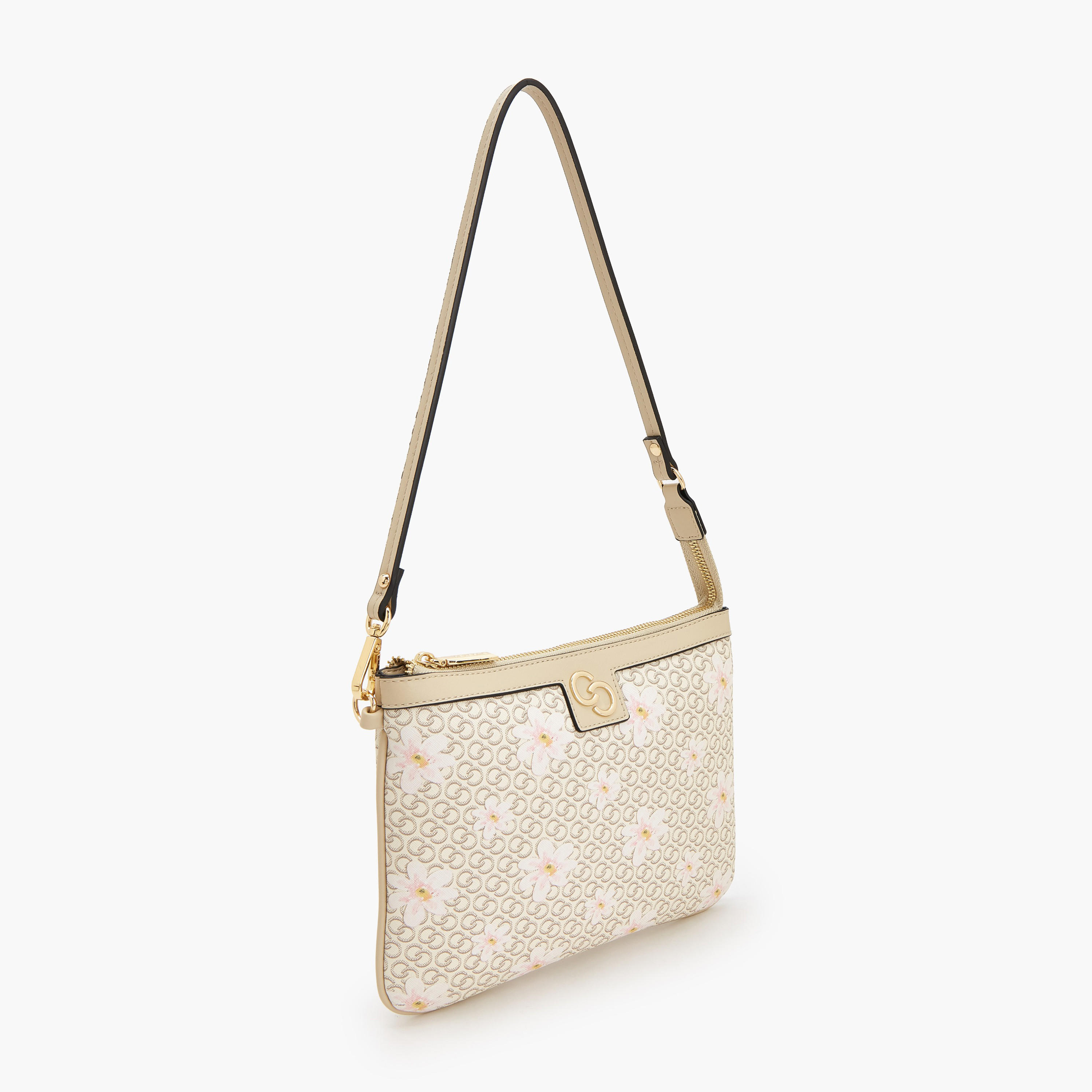 Celeste Monogram Print Shoulder Bag with Strap Handle-women-bagsandwallets-handbags-image-2