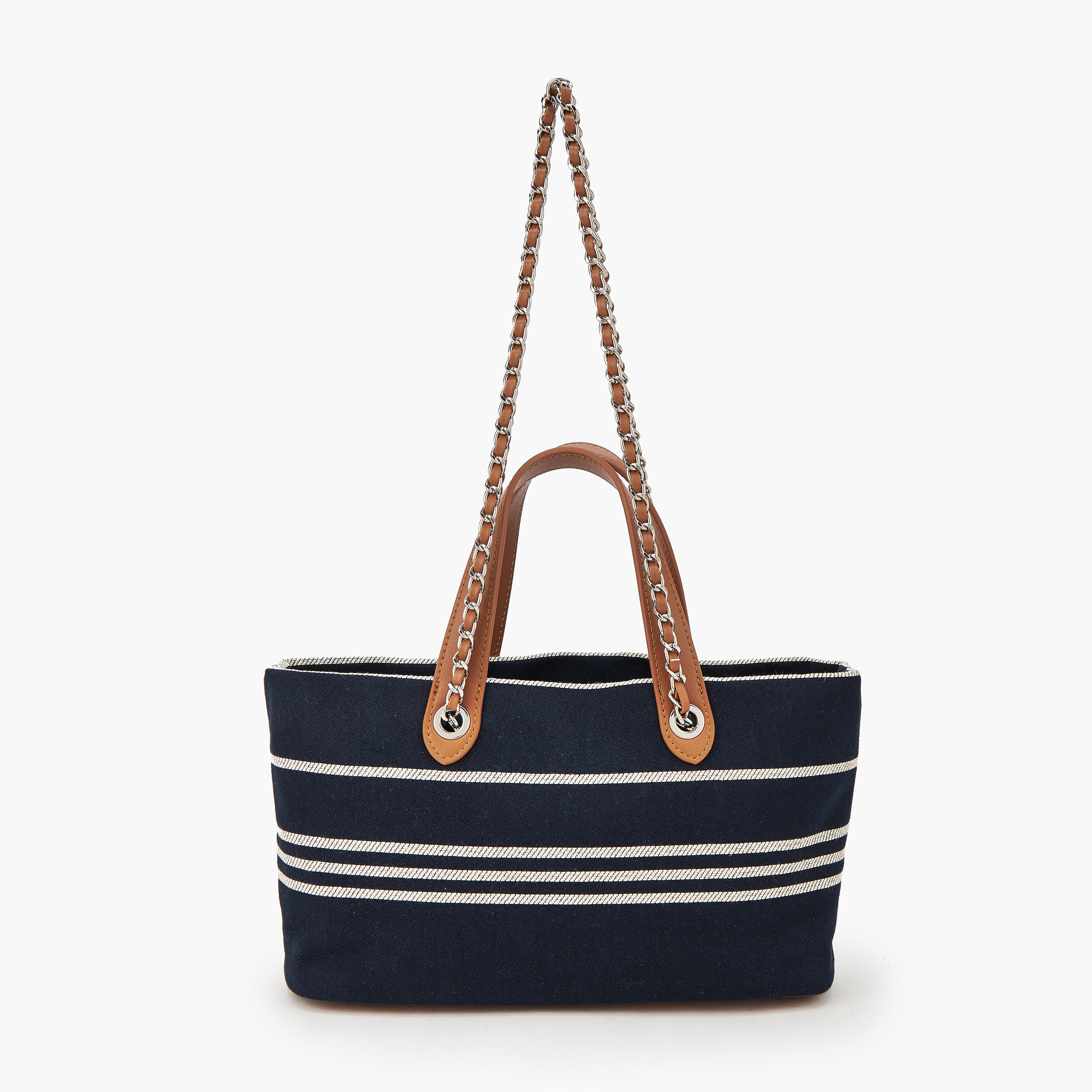 Celeste Striped Tote Bag with Double Handle-women-bagsandwallets-handbags-image-4