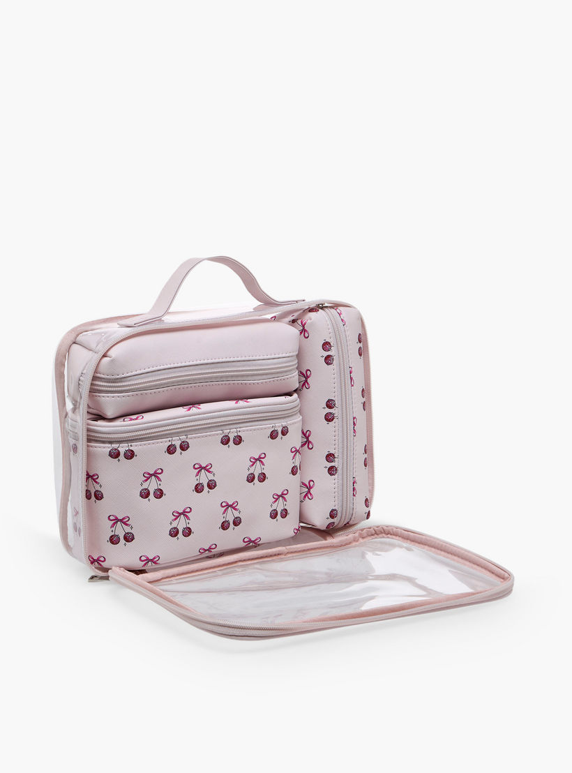 Assorted 4-Piece Cosmetic Bag Set-household-storage-cosmeticorganizing-makeuporganizersandsets-image-4