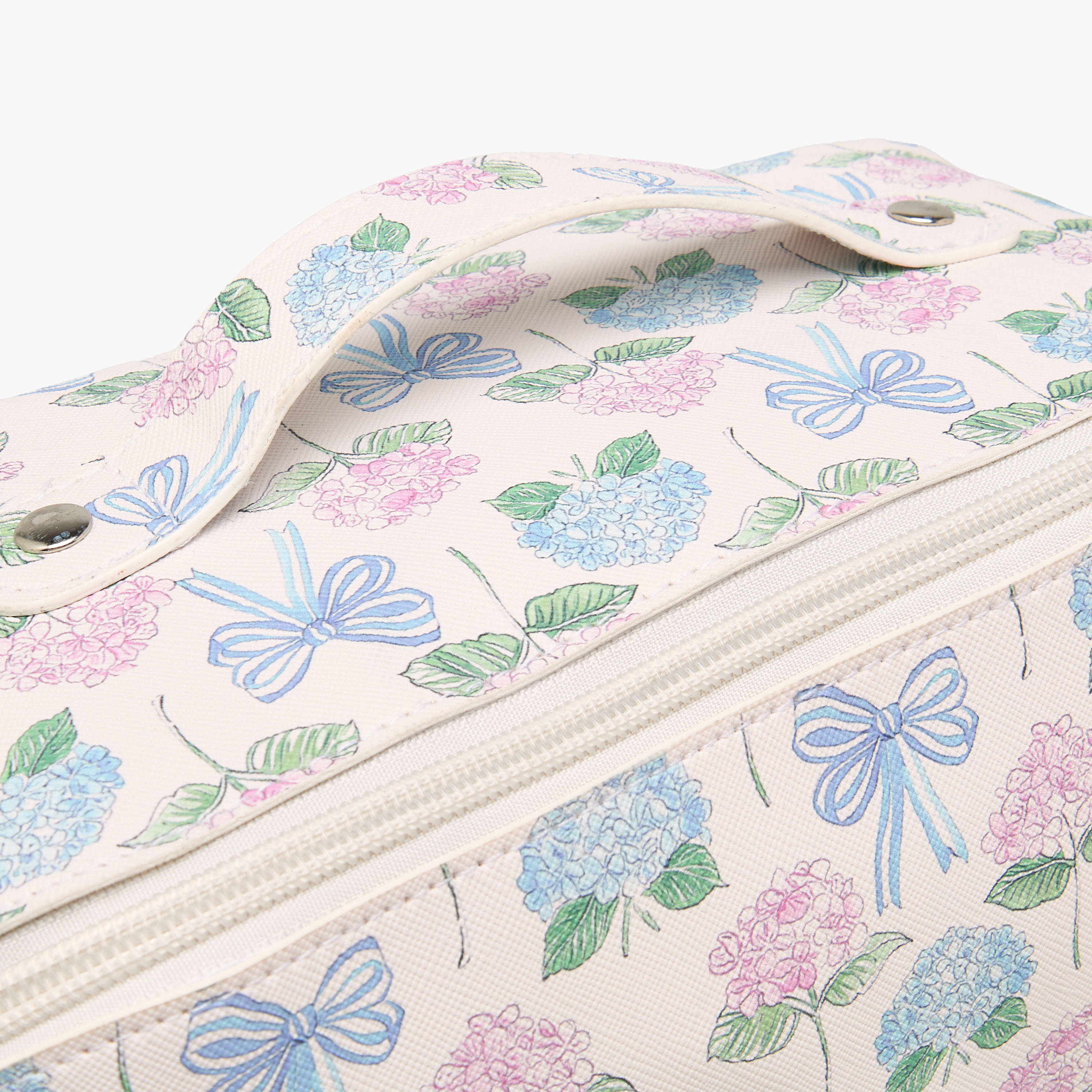Floral Print Cosmetic Bag with Handle-beautyandpersonalcare-makeup-brushesandaccessories-makeuppouches-image-4