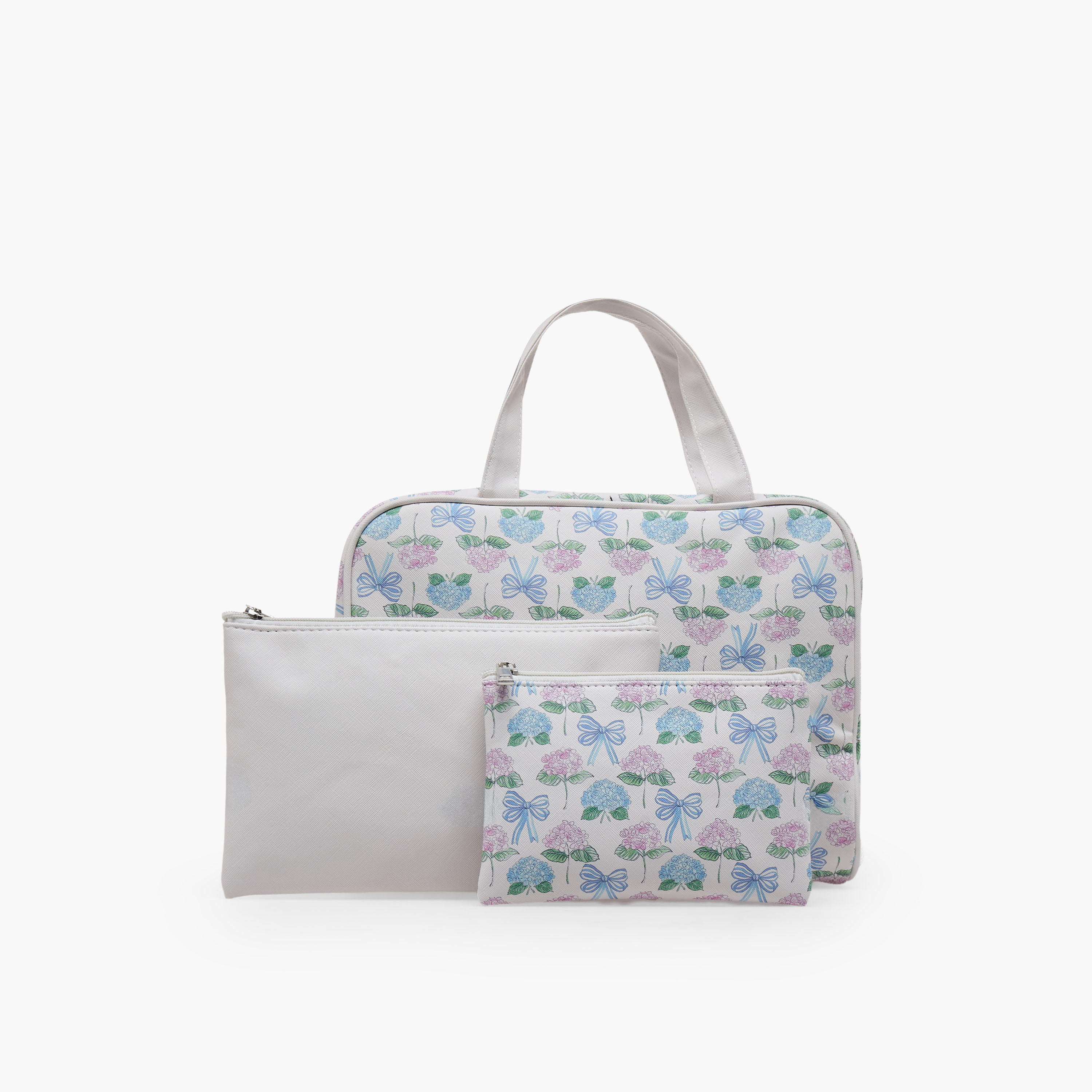 Assorted Print 3-Piece Cosmetic Bag Set-beautyandpersonalcare-makeup-brushesandaccessories-makeuppouches-image-1