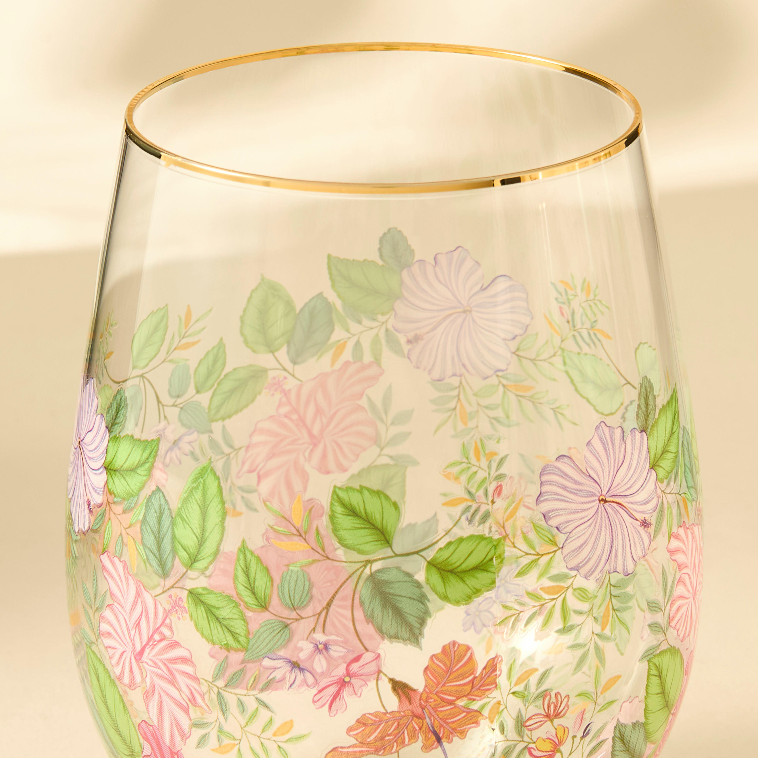طقم أكواب وإبريق 5 قطع بطبعات زهور من سمر هوت-household-dining-glassware-drinkingglasses-image-6