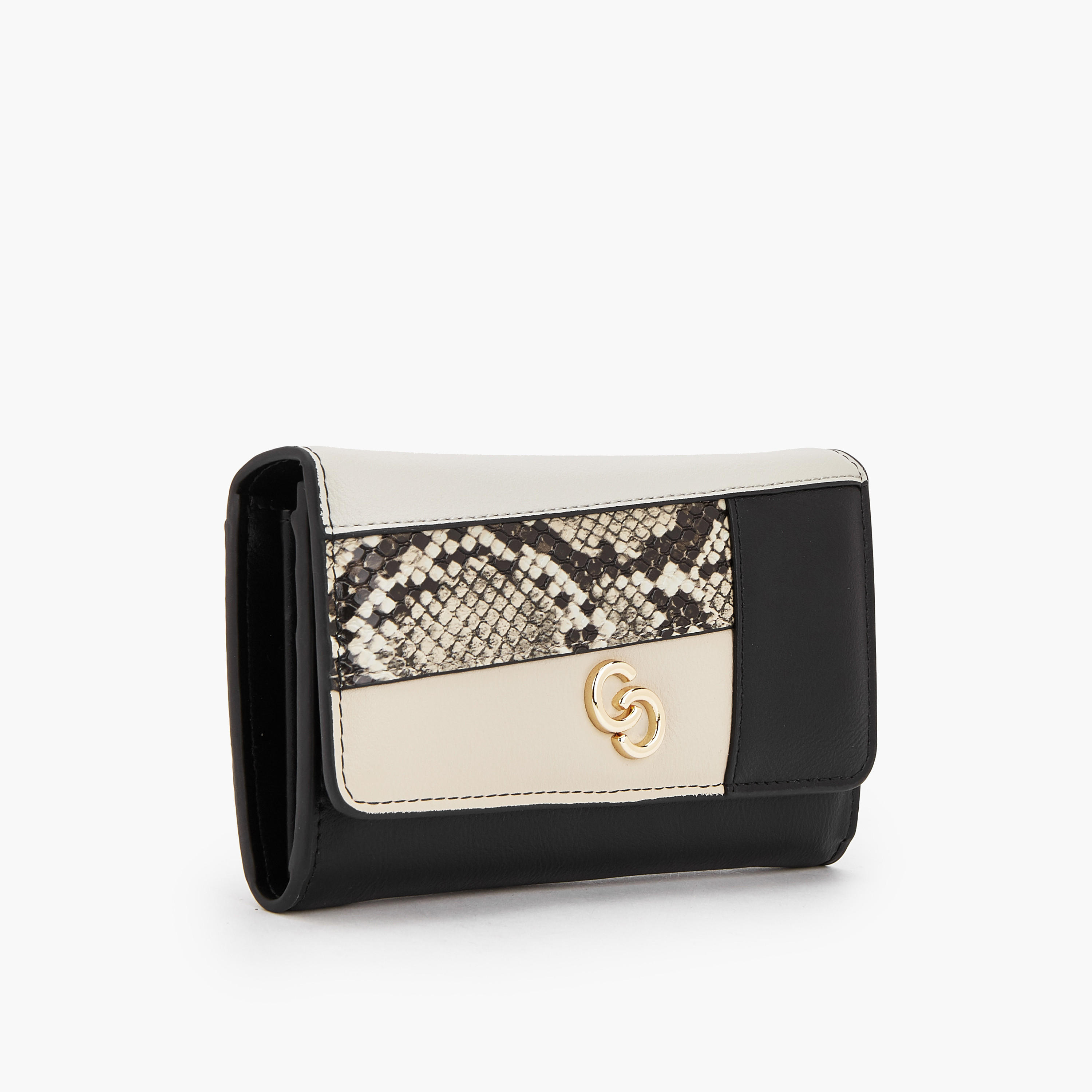 Celeste Panelled Wallet with Flap Closure-women-bagsandwallets-wallets-image-2