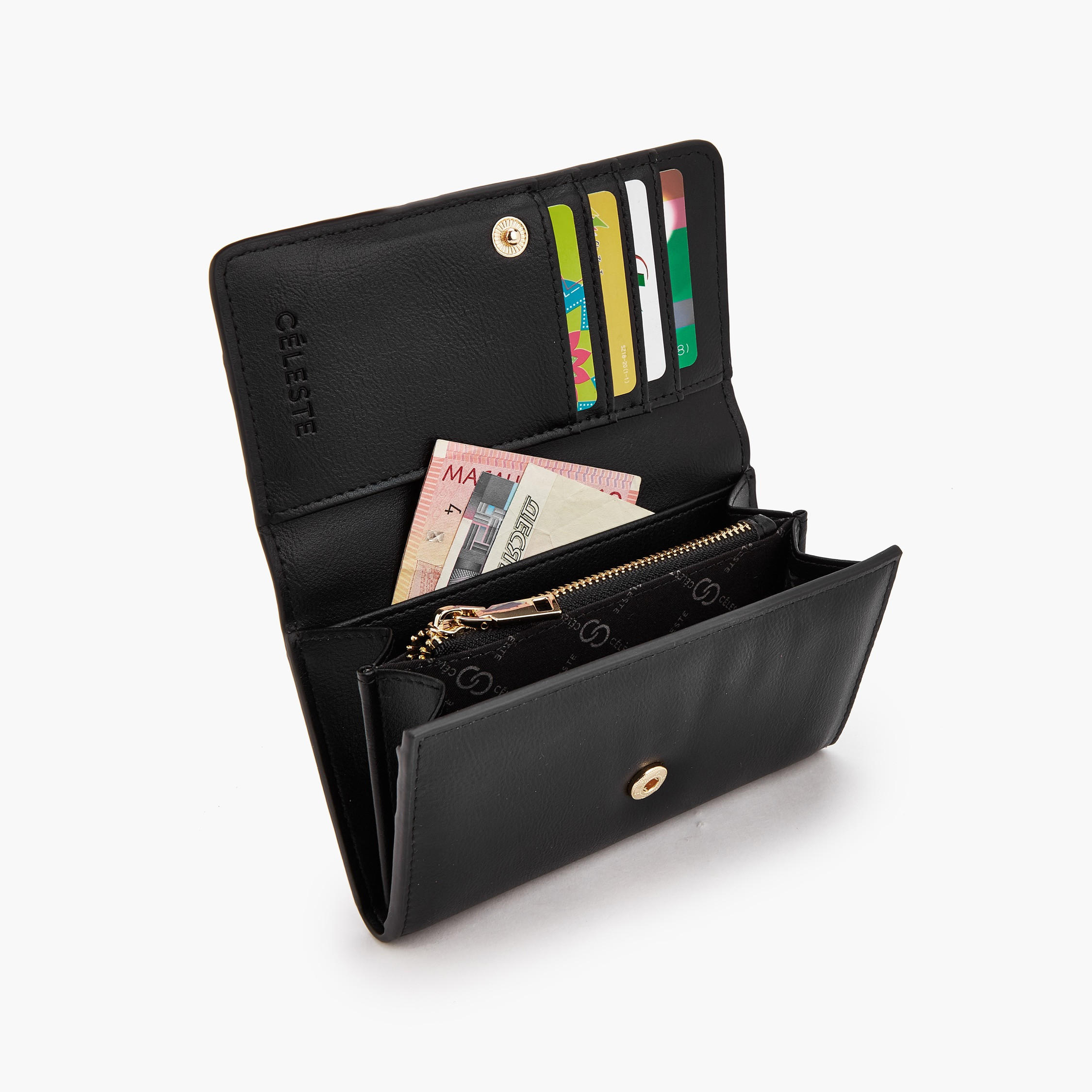 Celeste Panelled Wallet with Flap Closure-women-bagsandwallets-wallets-image-7