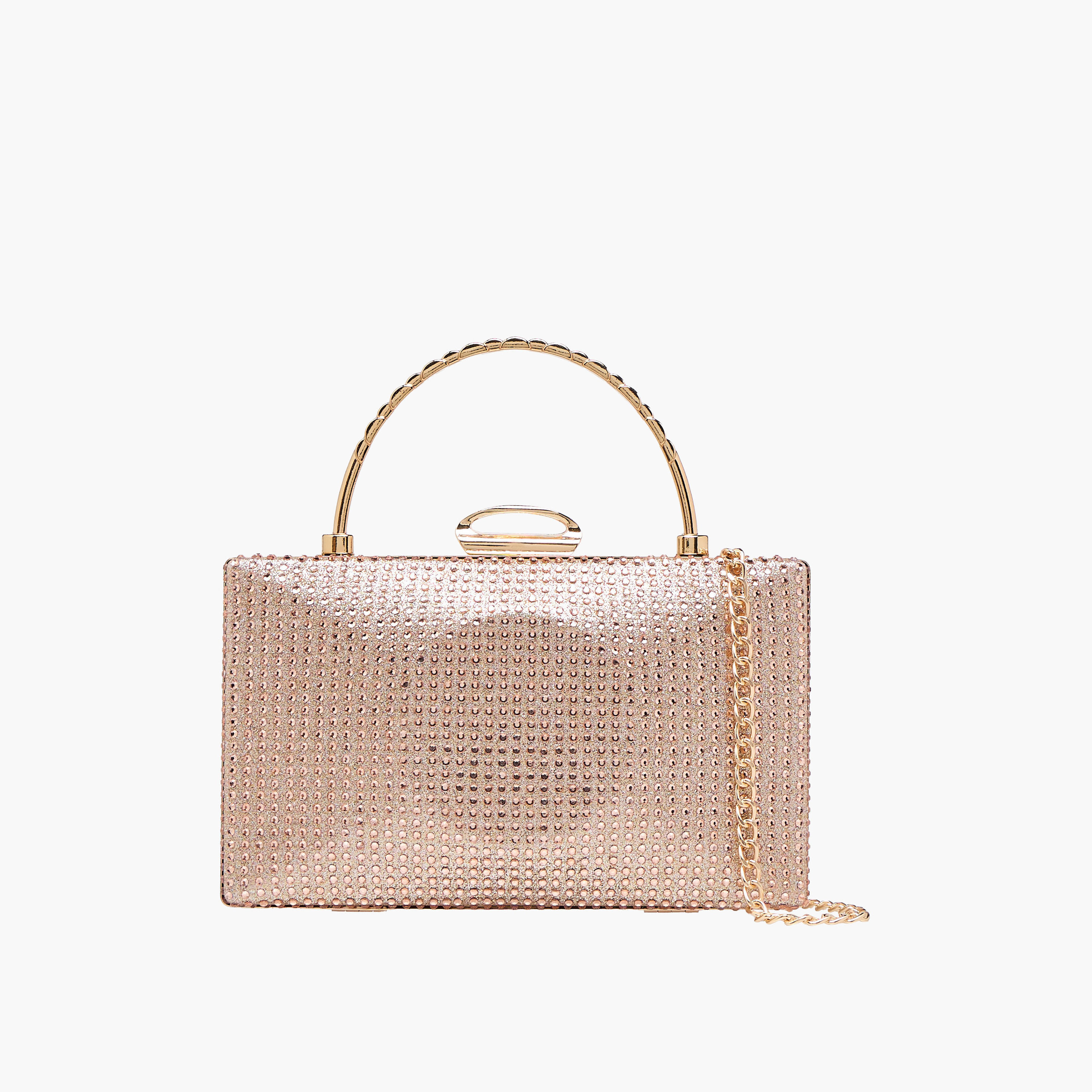 Sasha Embellished Clutch with Detachable Chain Strap-women-bagsandwallets-handbags-image-1