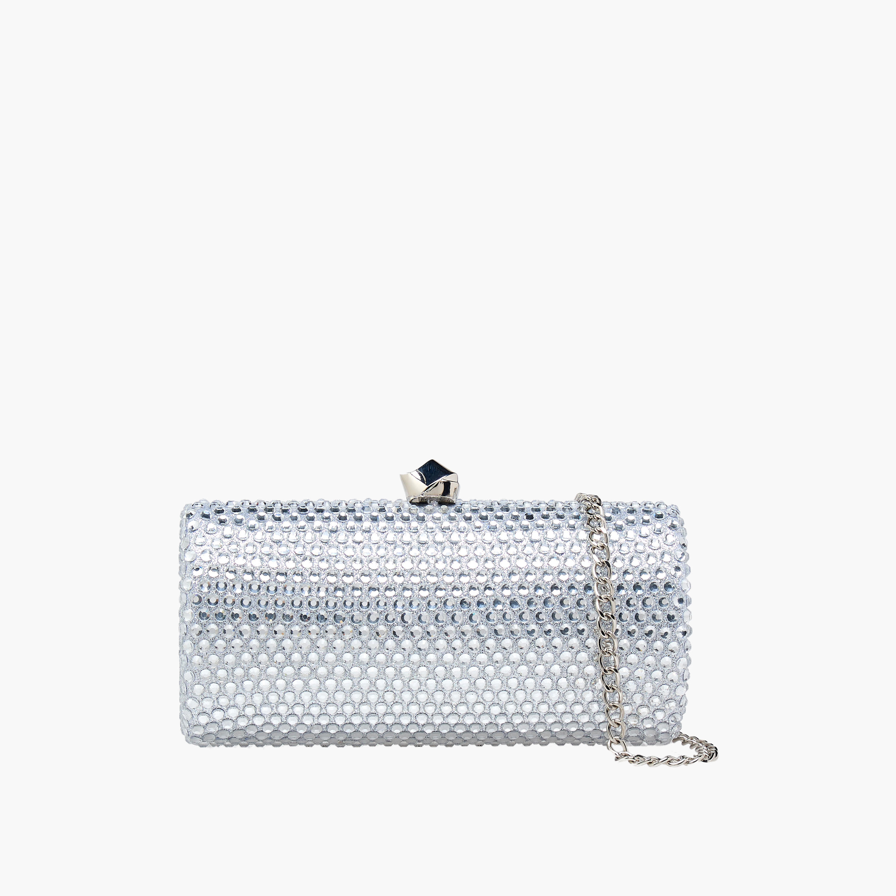 Sasha Embellished Clutch with Detachable Chain Strap-women-bagsandwallets-handbags-image-1