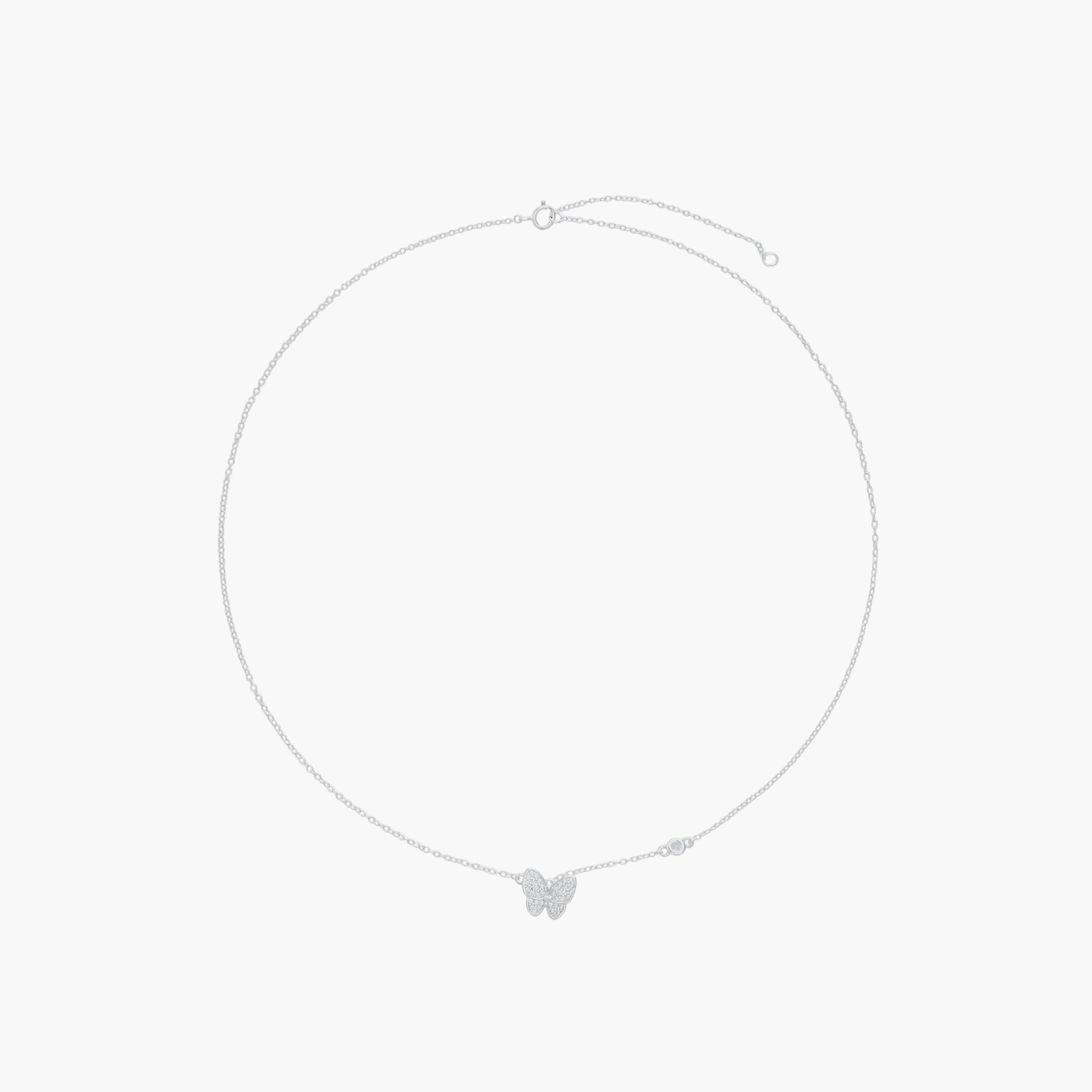 عقد بلون فضي ودلاية-women-watchesandjewellery-jewellery-necklacesandpendants-image-1