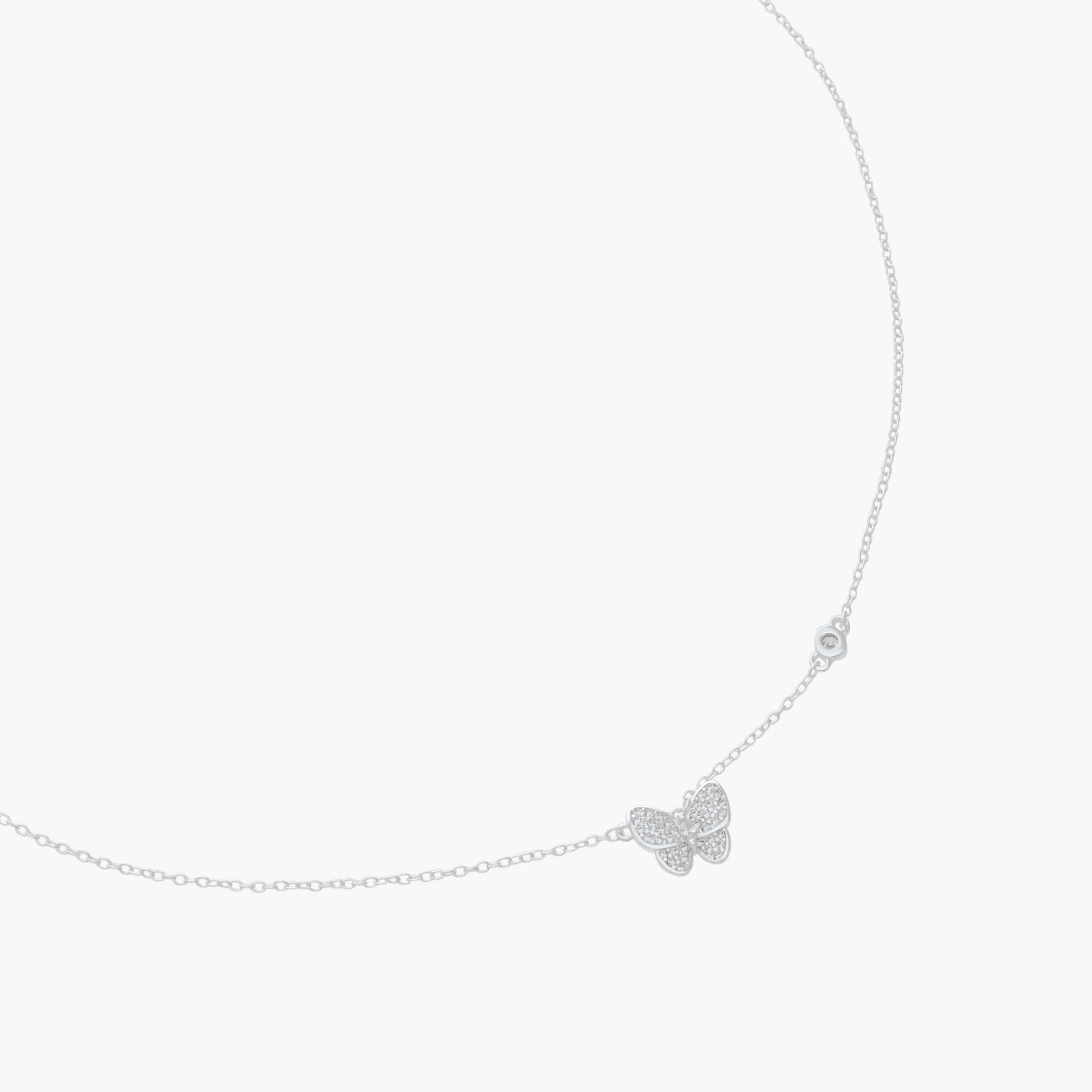 عقد بلون فضي ودلاية-women-watchesandjewellery-jewellery-necklacesandpendants-image-2