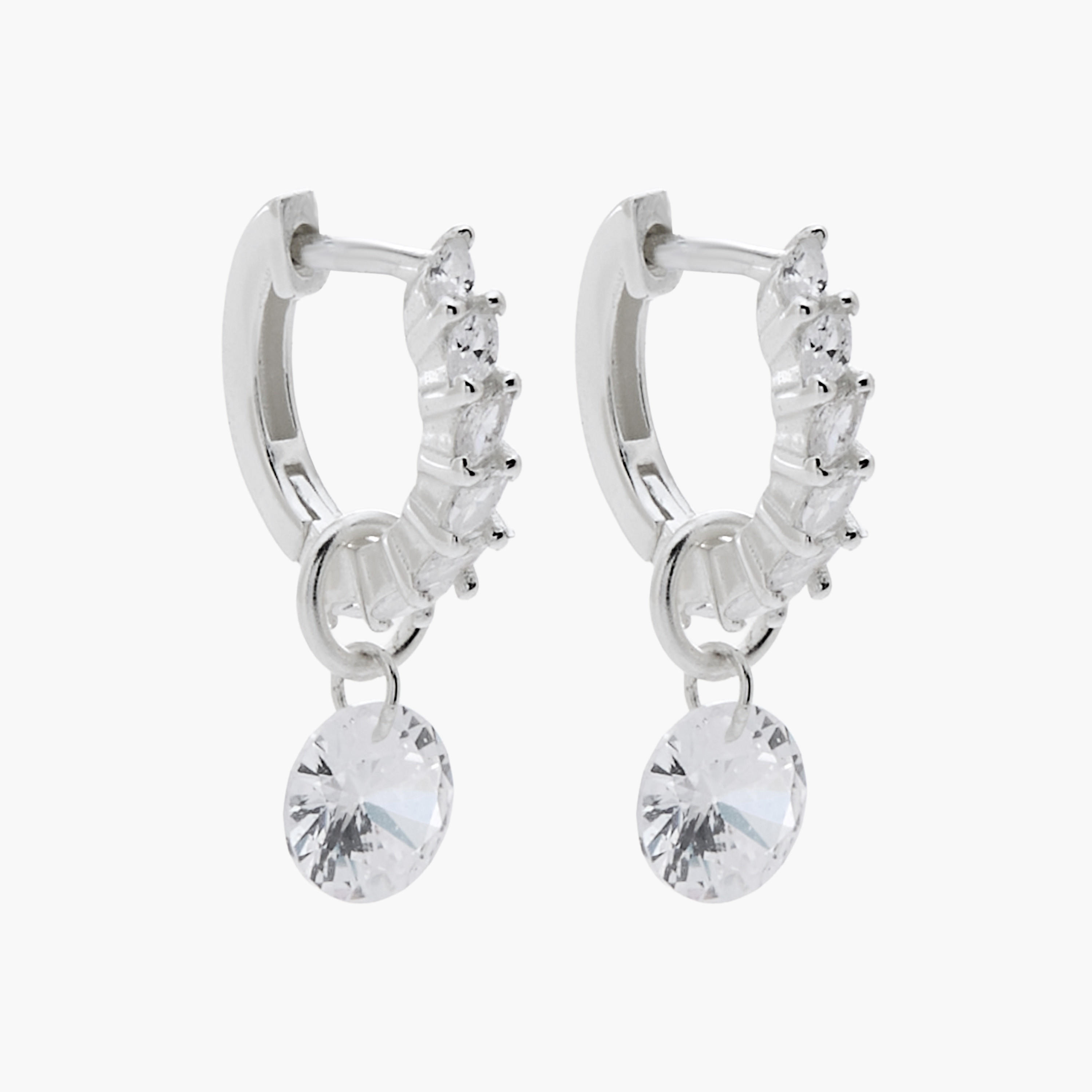 حلق حلقي مزين بلون فضي-women-watchesandjewellery-jewellery-earrings-image-2
