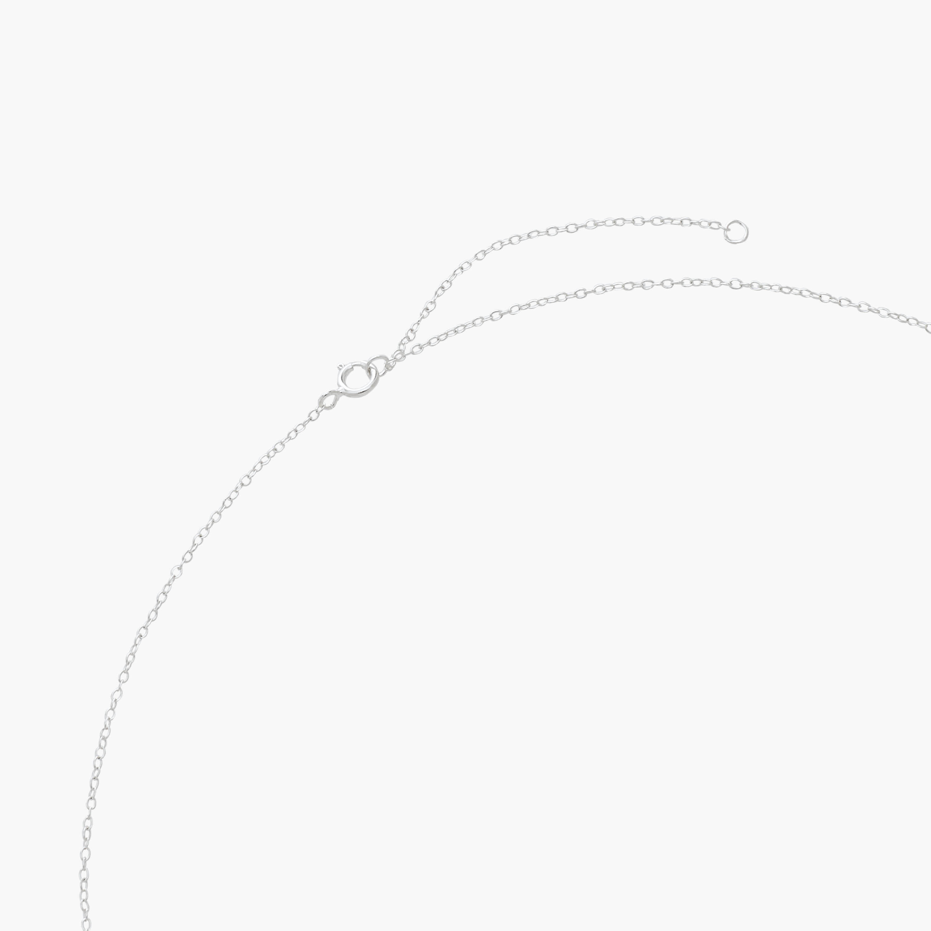 عقد بسلسلة وبدلاية بلون فضي-women-watchesandjewellery-jewellery-necklacesandpendants-image-3