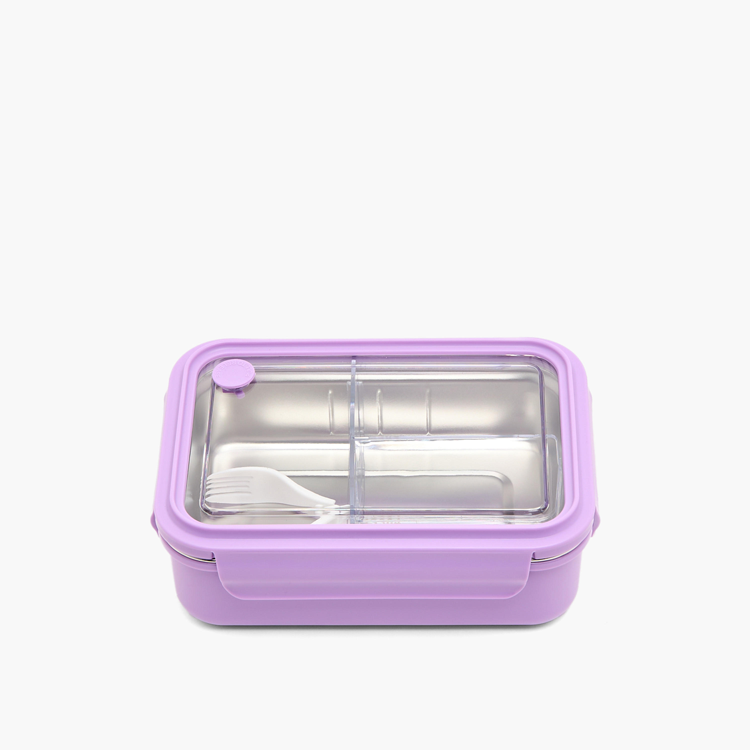 Solid Lunch Box for Kids with Foldable Fork - 1.1 L-school-lunchessentials-lunchboxes-image-2