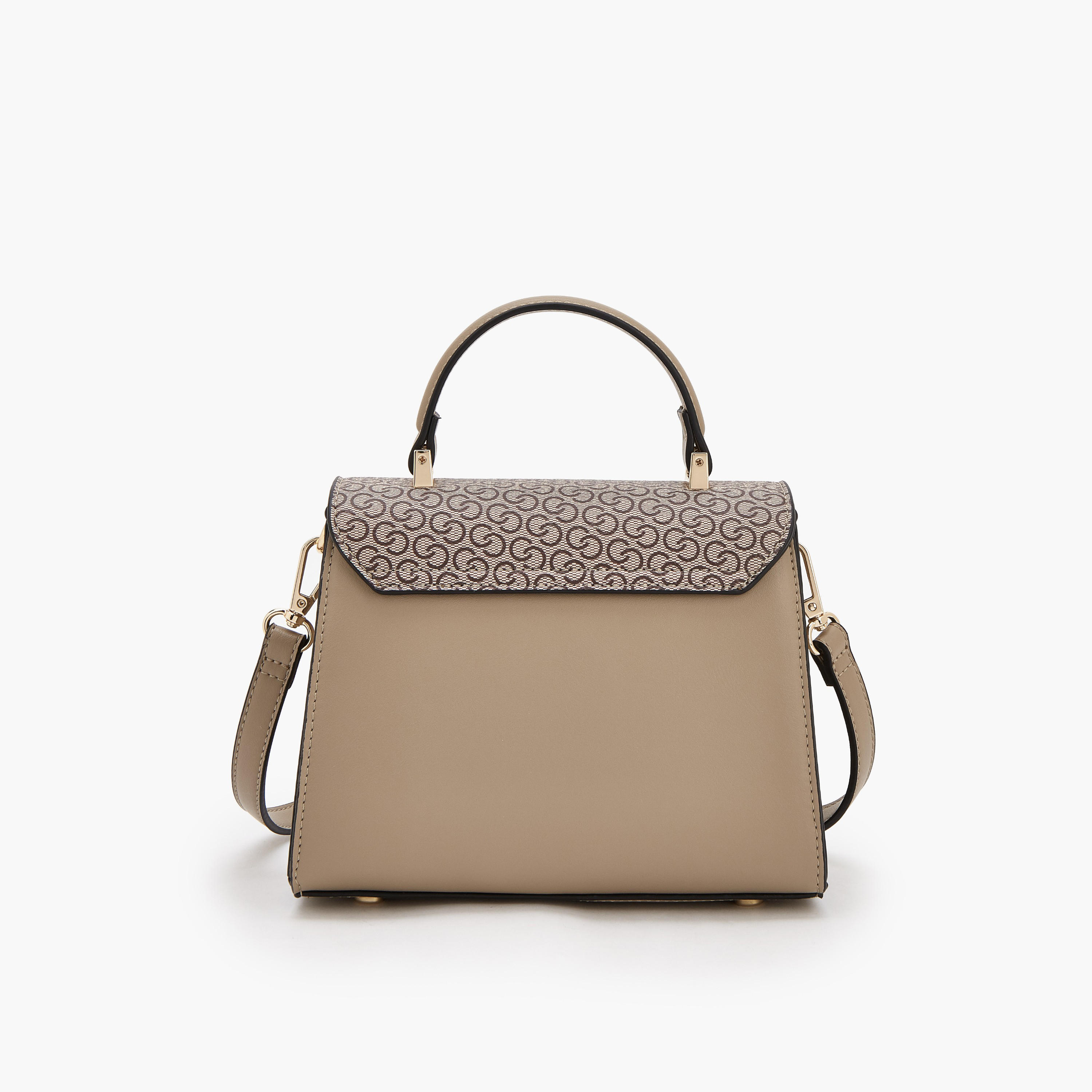 Celeste Monogram Print Satchel Bag with Detachable Strap-women-bagsandwallets-handbags-image-5