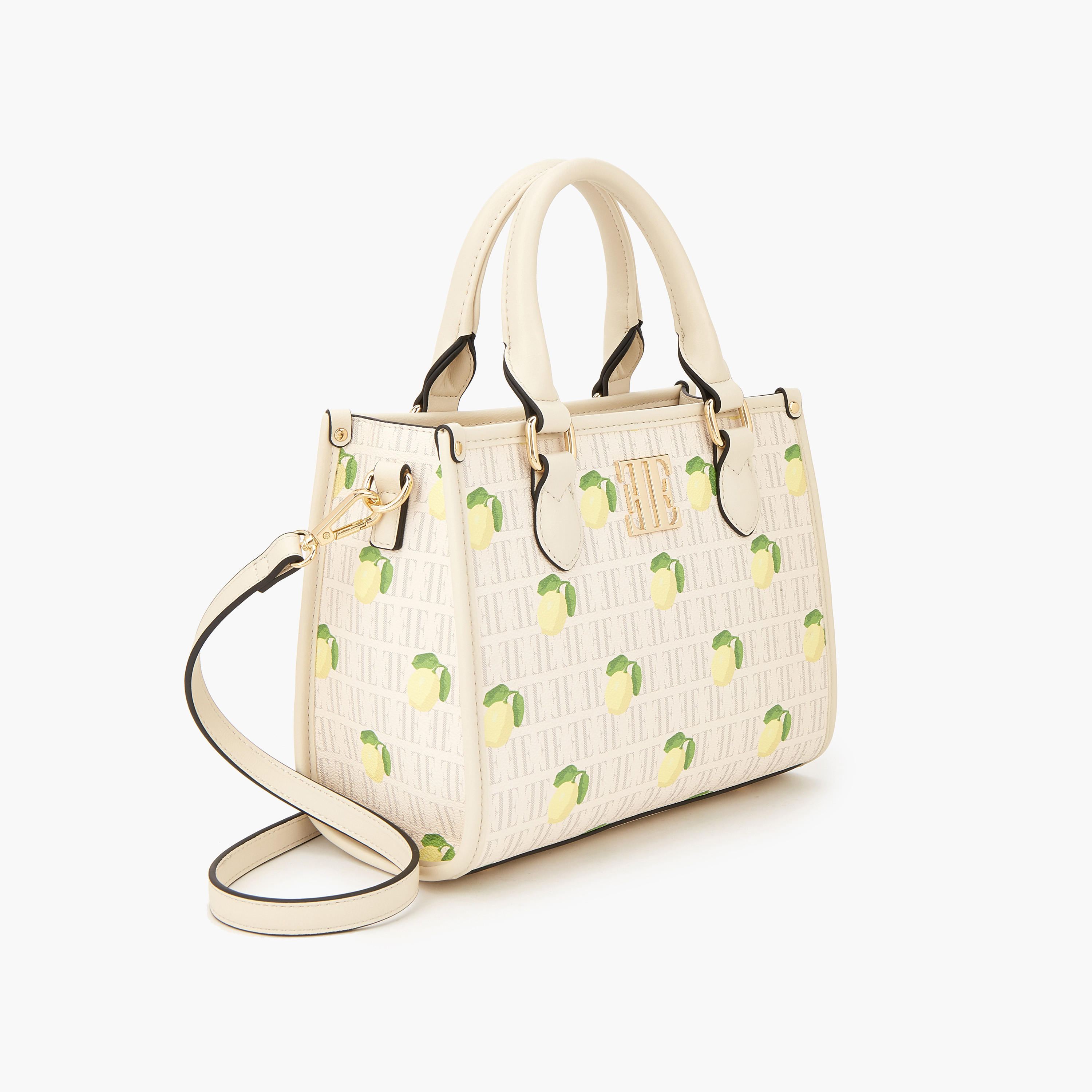 Elle Lemon Print Tote Bag with Detachable Strap-women-bagsandwallets-handbags-image-3