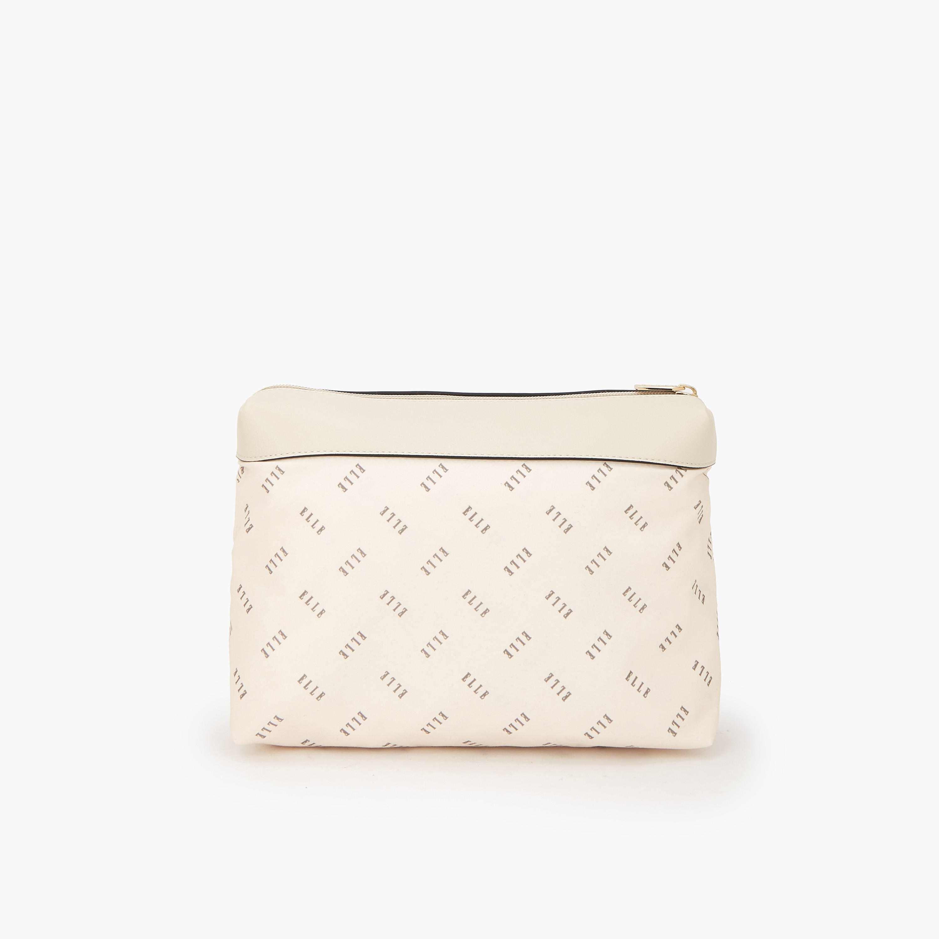 Elle Monogram Print Shoulder Bag with Pouch-women-bagsandwallets-handbags-image-9