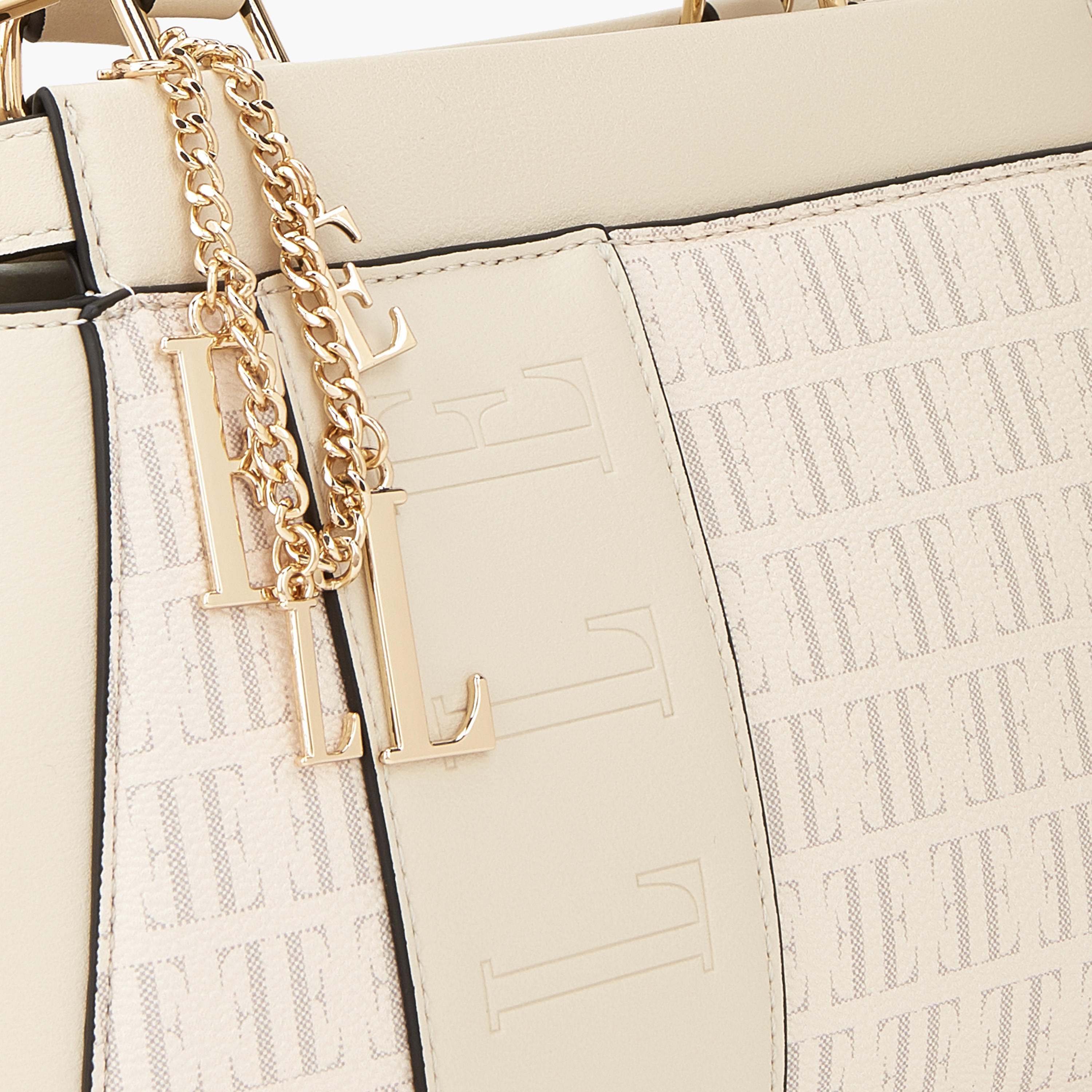 Elle Monogram Print Satchel Bag with Detachable Strap-women-bagsandwallets-handbags-image-4