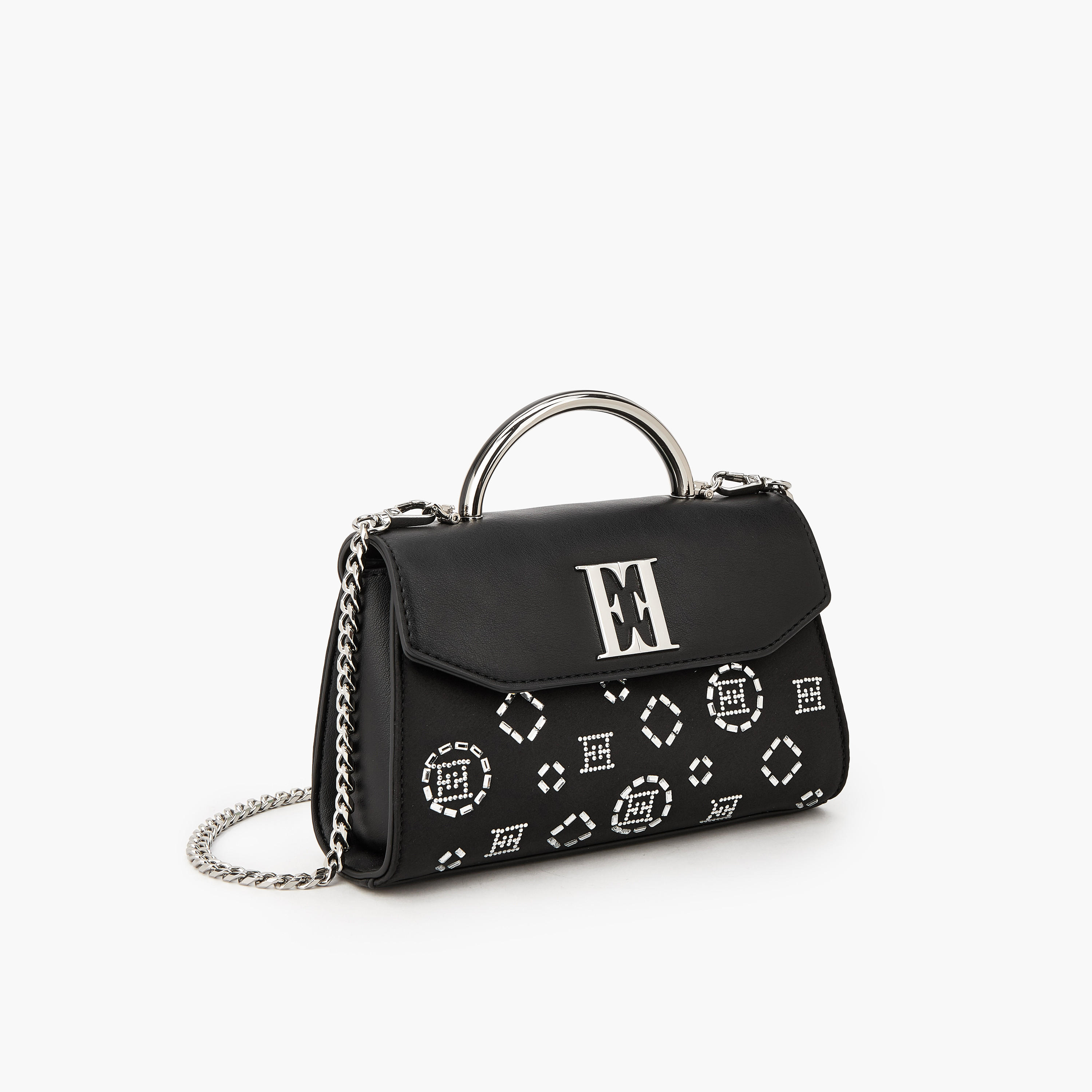 Elle Embellished Crossbody Bag with Detachable Chain Strap-women-bagsandwallets-handbags-image-3