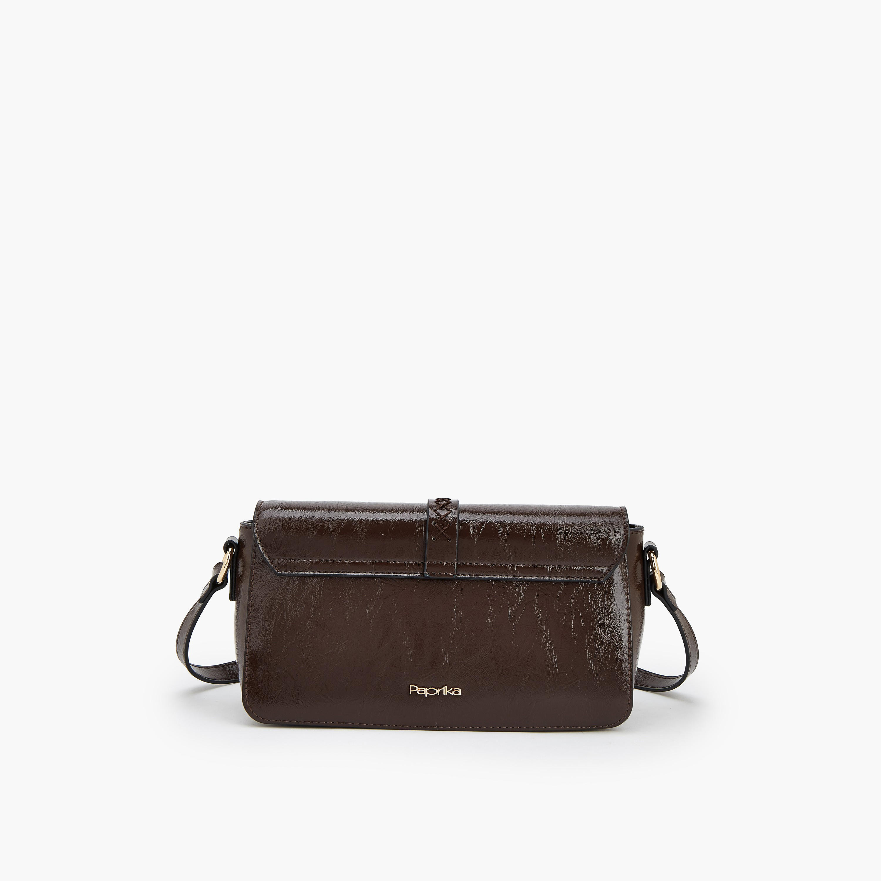 شنطة كروس بودي بإبزيم وحزام قابل للتعديل من بابريكا-women-bagsandwallets-handbags-image-6