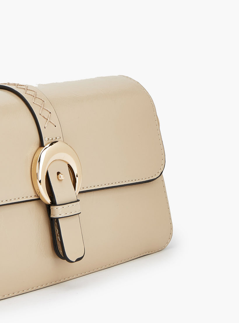 Paprika Buckle Detail Crossbody Bag with Adjustable Strap-women-bagsandwallets-handbags-image-5