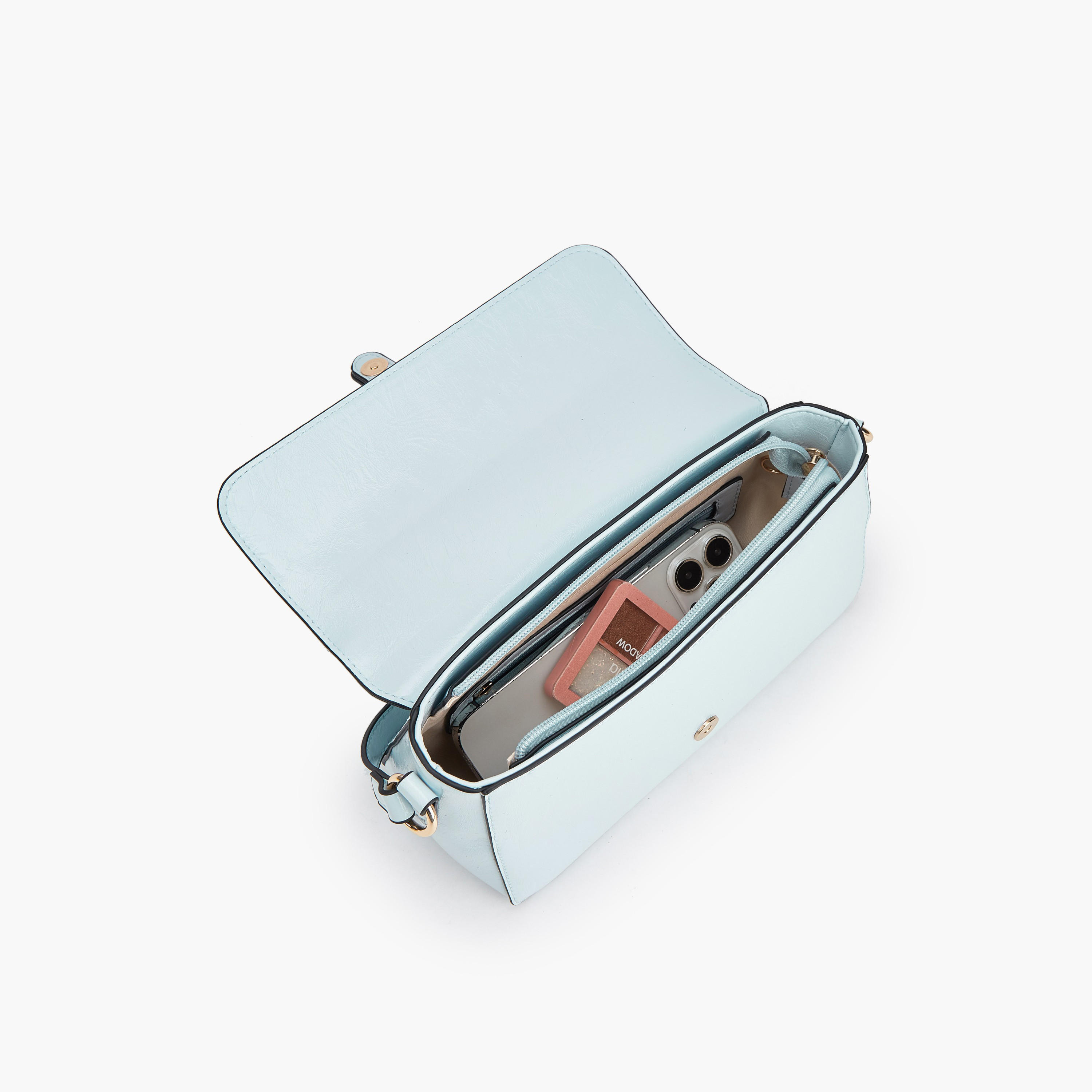 Paprika Buckle Detail Crossbody Bag with Adjustable Strap-women-bagsandwallets-handbags-image-8