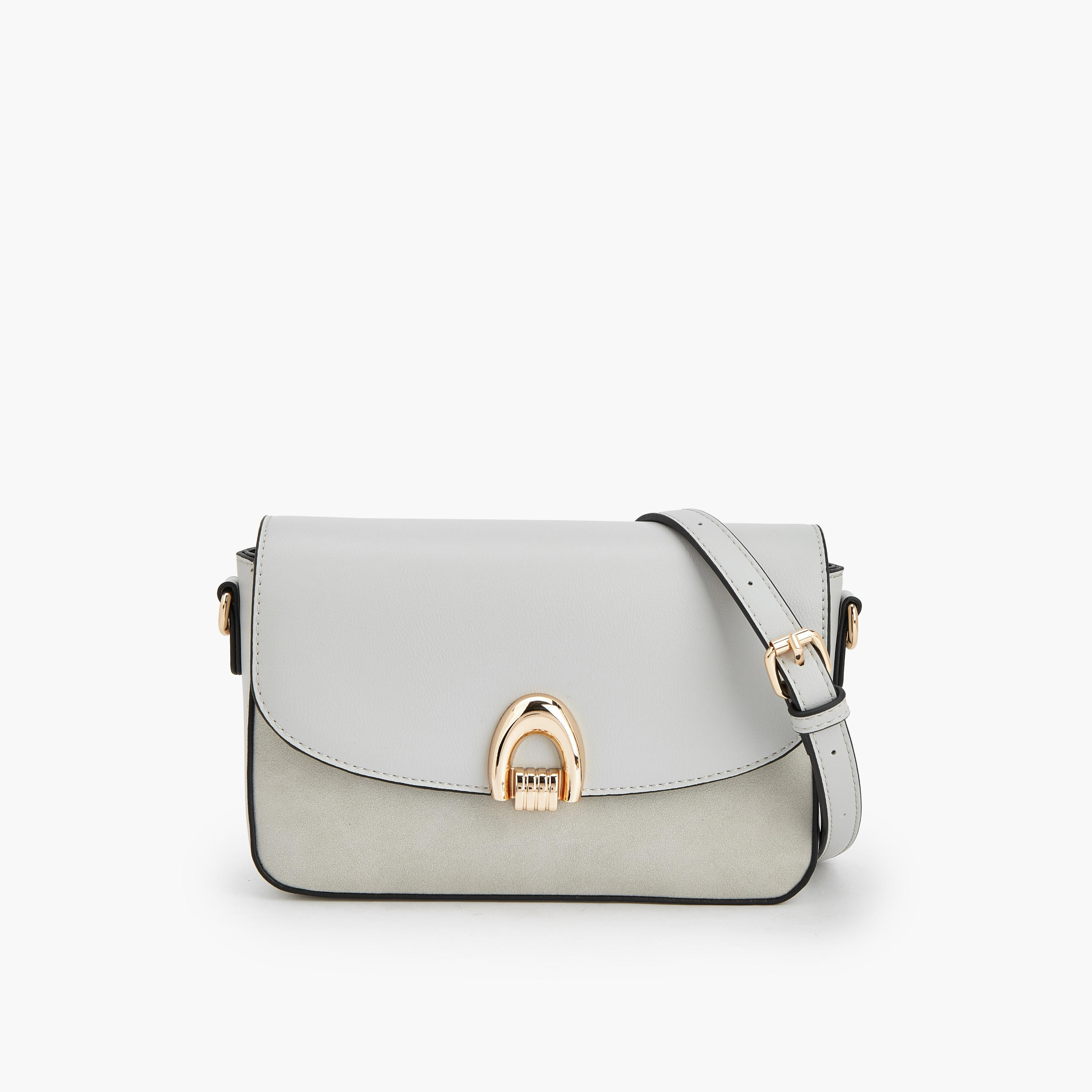 شنطة كروس بودي سادة بحزام قابل للتعديل من بابريكا-women-bagsandwallets-handbags-image-1